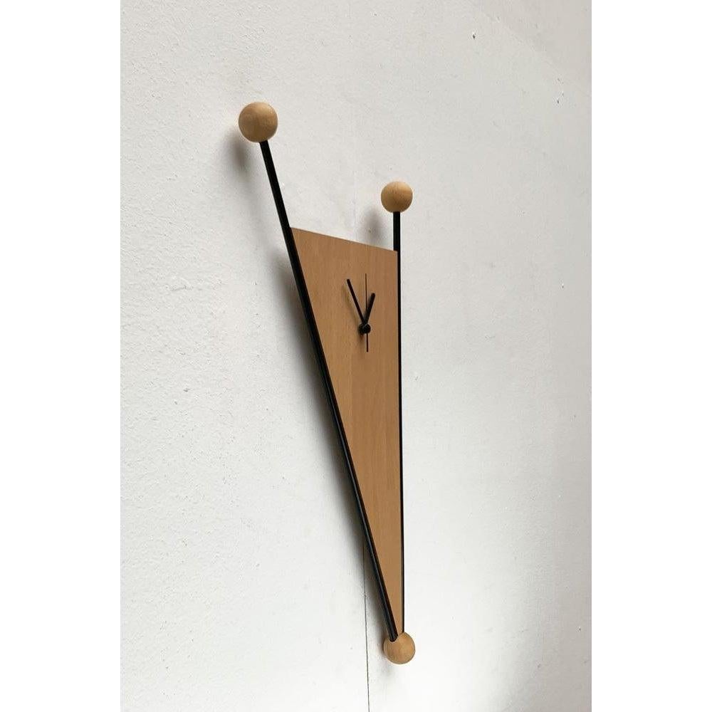 Horloge murale allemande postmoderne, années 1980 en vente 2