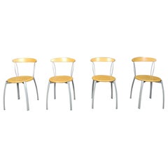Vintage postmodern italian dining chairs, 1990s