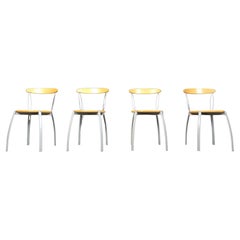 Vintage postmodern italian dining chairs, 1990s