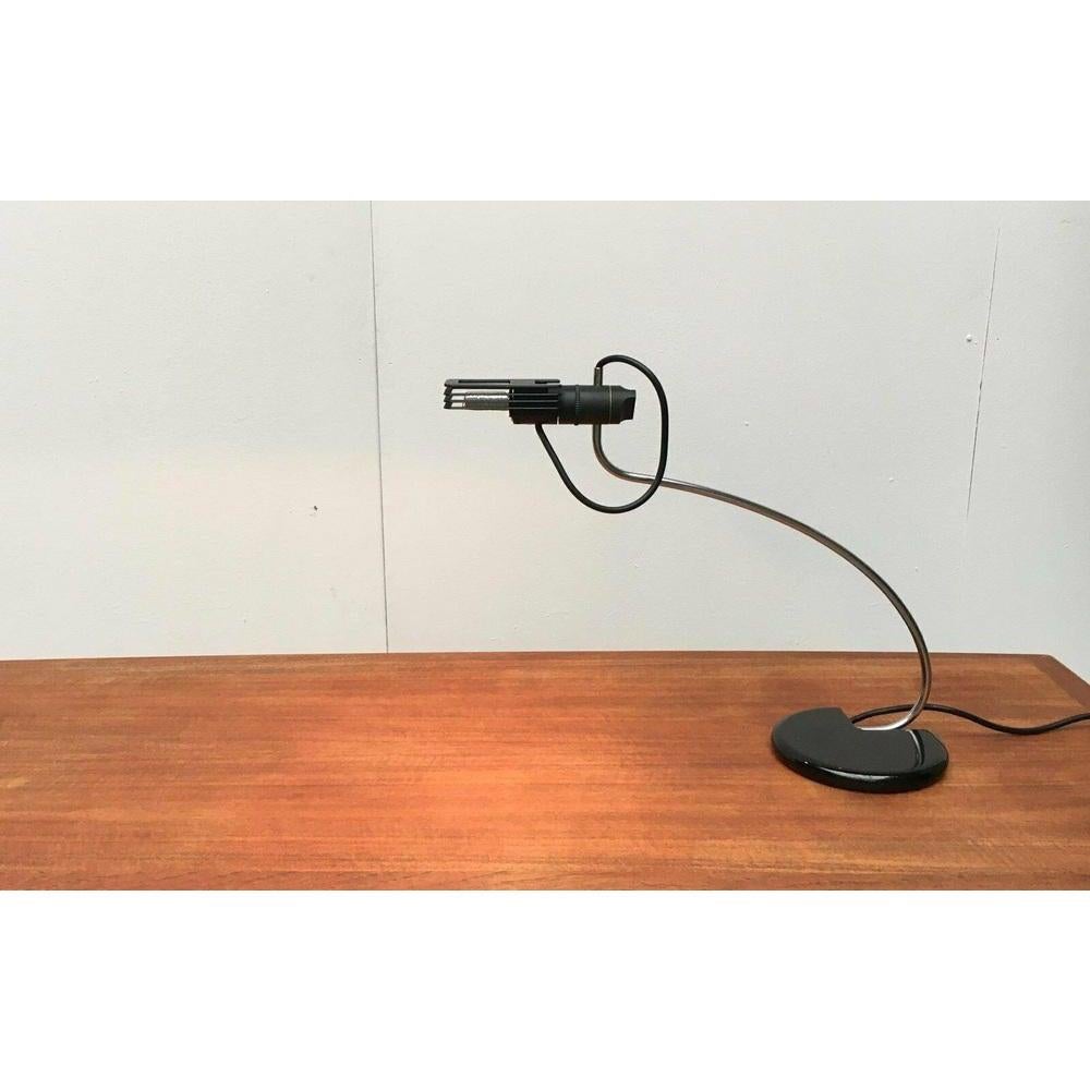 Metal Vintage Postmodern Italian Model Wing 509 Table Lamp by Bruno Gecchelin, 1970s For Sale