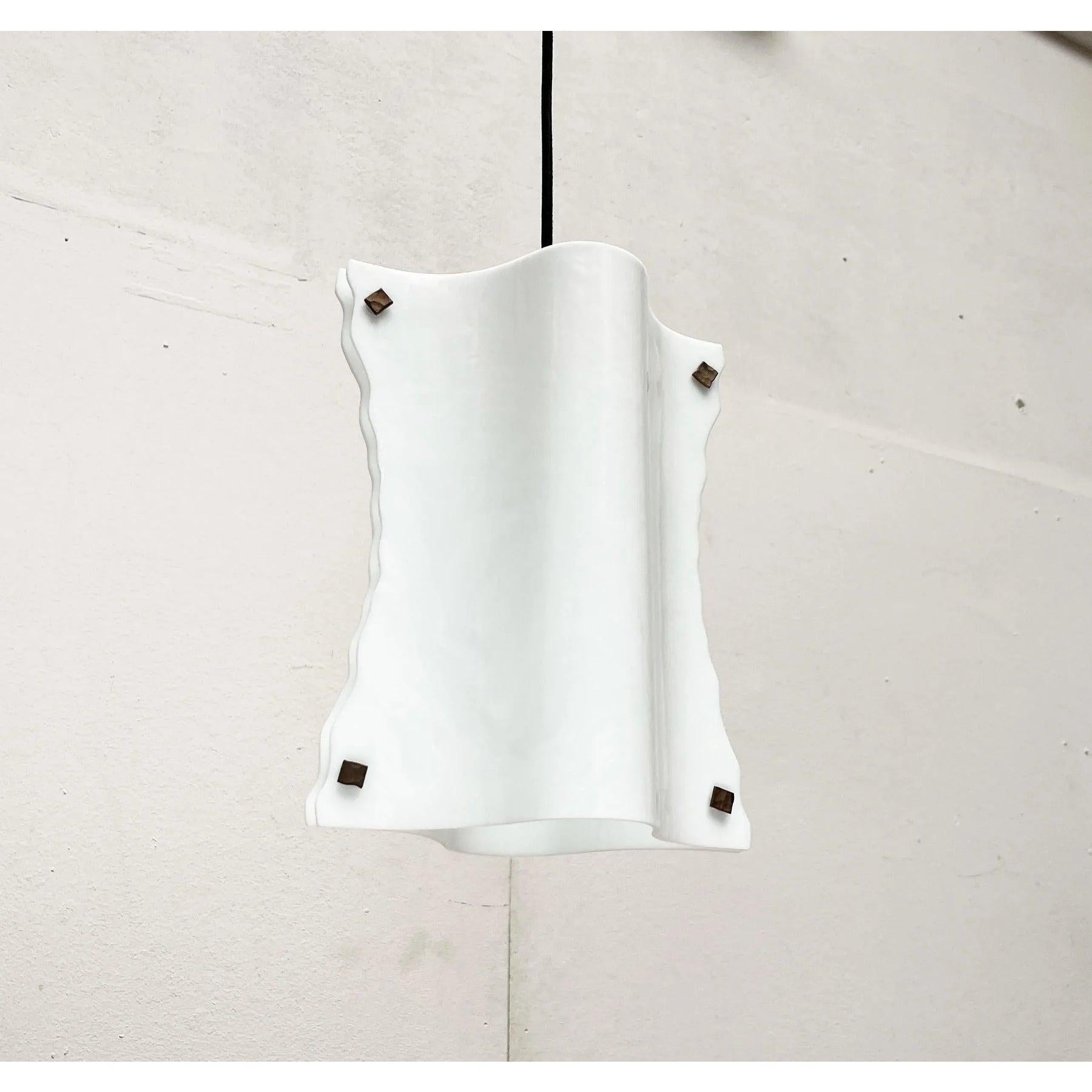 Vintage Postmodern Italian Murano Glass Pendant Lamp, 1970s For Sale 4
