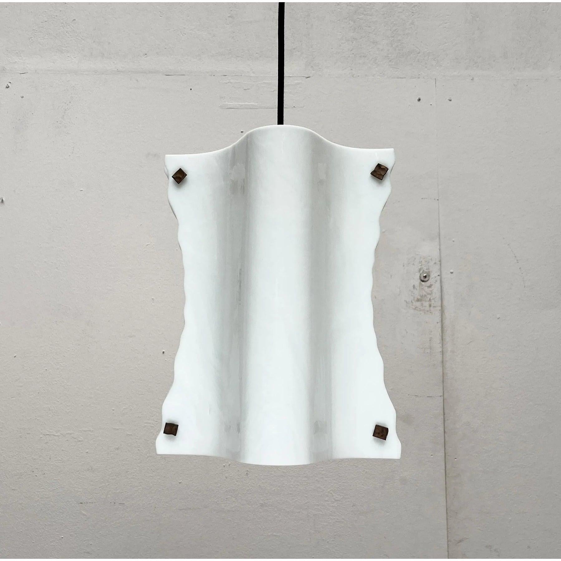 Vintage Postmodern Italian Murano Glass Pendant Lamp, 1970s For Sale 2