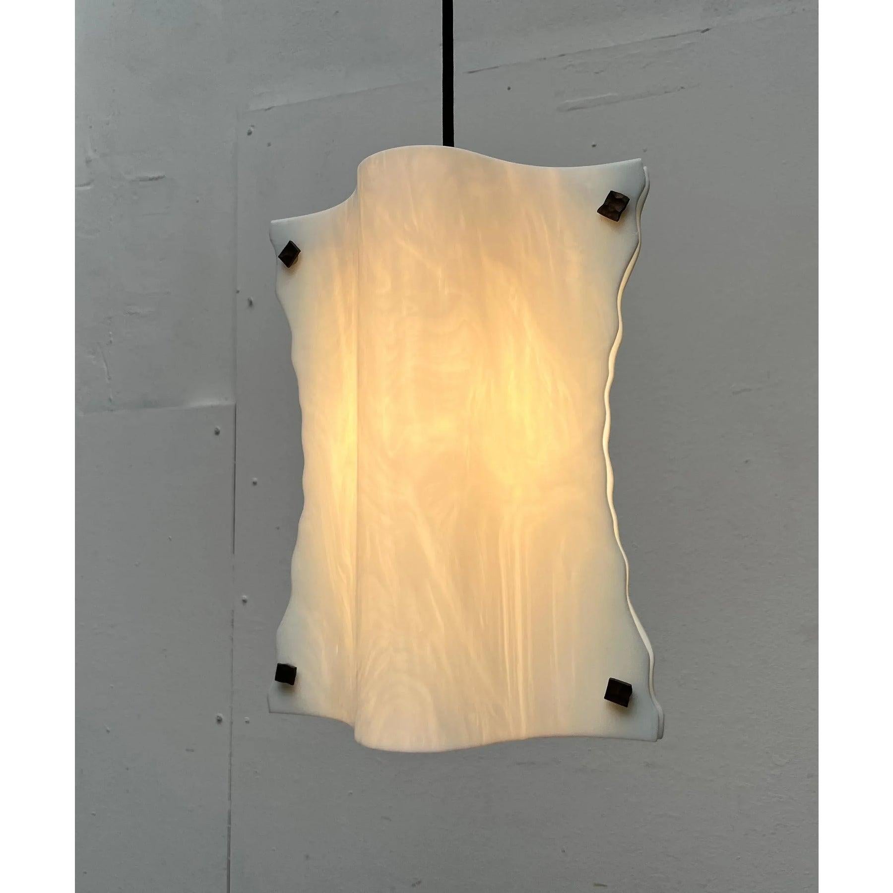 Vintage Postmodern Italian Murano Glass Pendant Lamp, 1970s For Sale 3