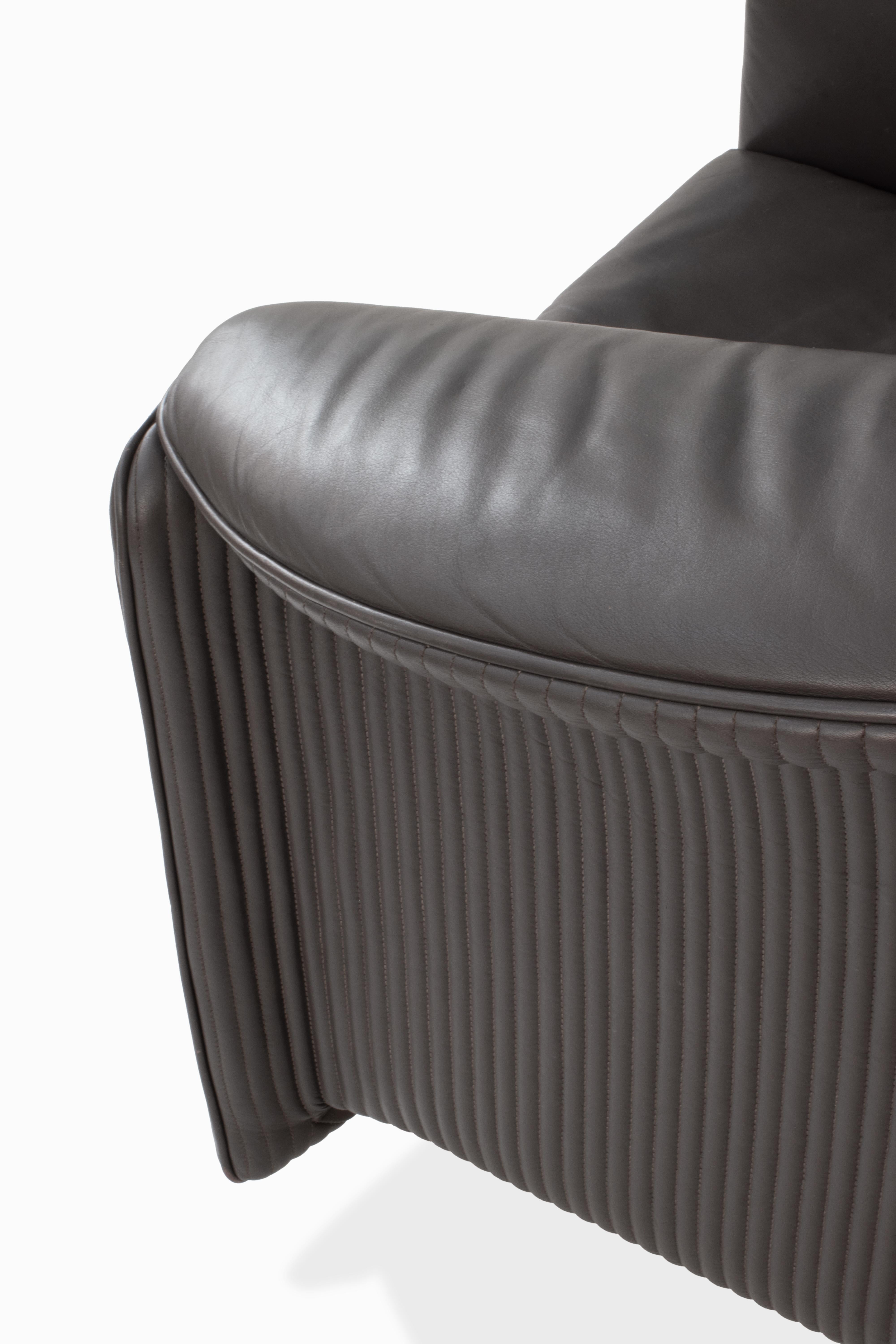 Silla Club Vintage de cuero POSTMODERNO de Paolo Piva en Bueno estado para la venta en Oxnard, CA