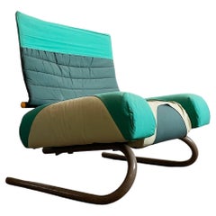 Vintage Postmodern Lounge Chair, Memphis Design, 1980s
