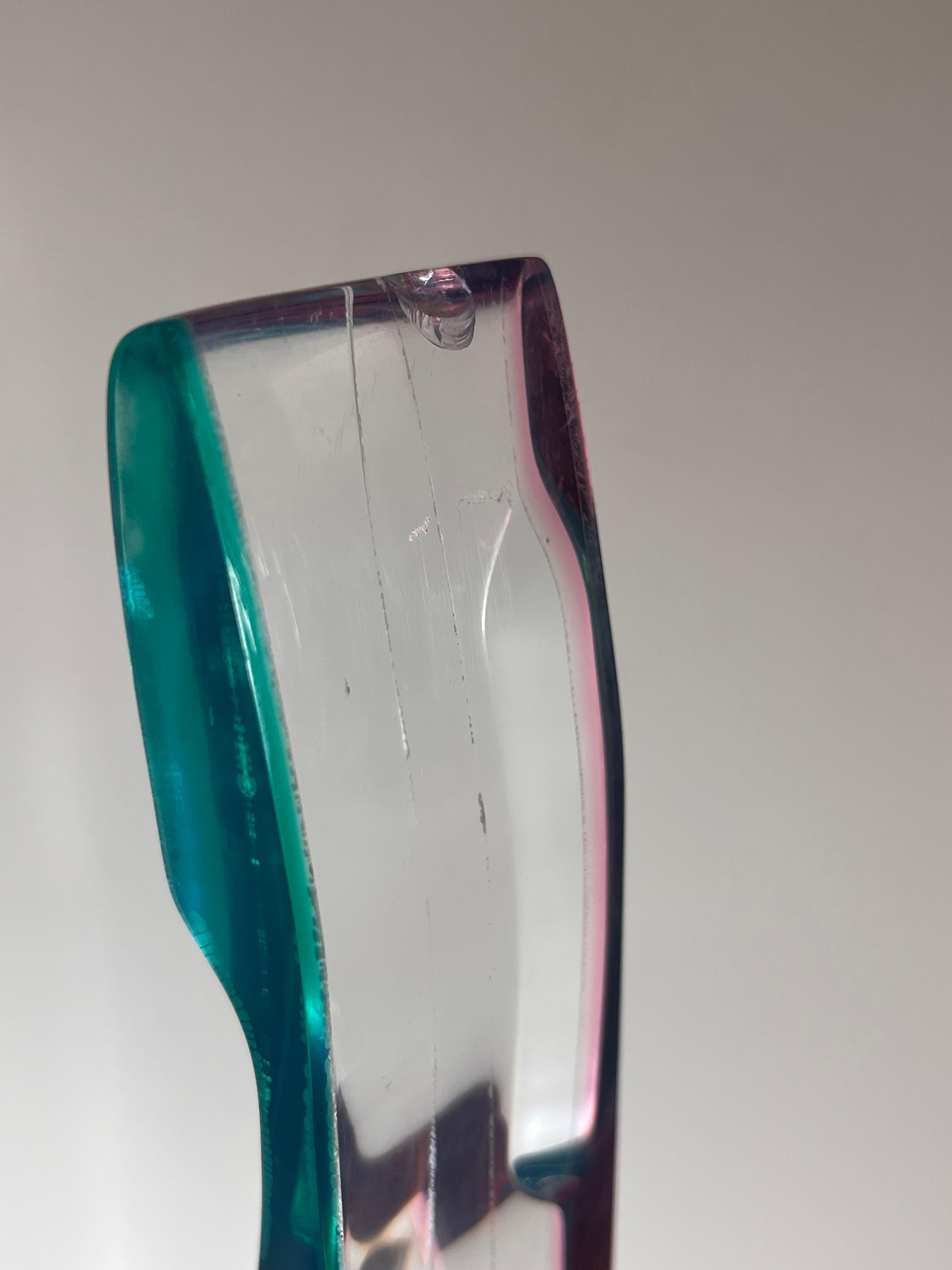 Vintage postmodern lucite sculpture, late 20th century  For Sale 7