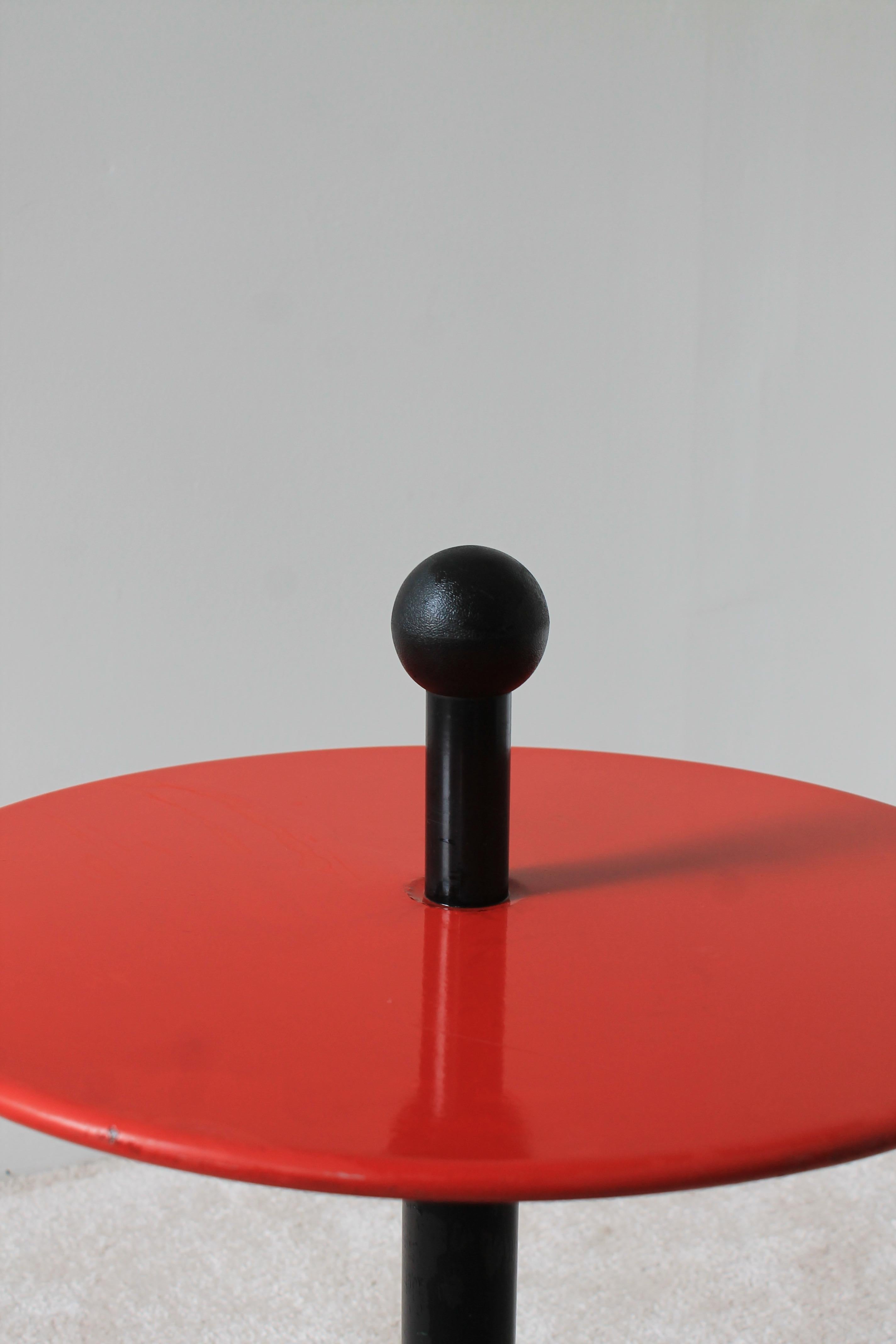 Post-Modern Vintage Postmodern Memphis Style Side Table, 1980s