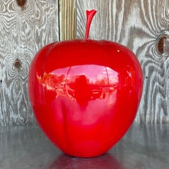 Vintage Postmodern Monumental Apple