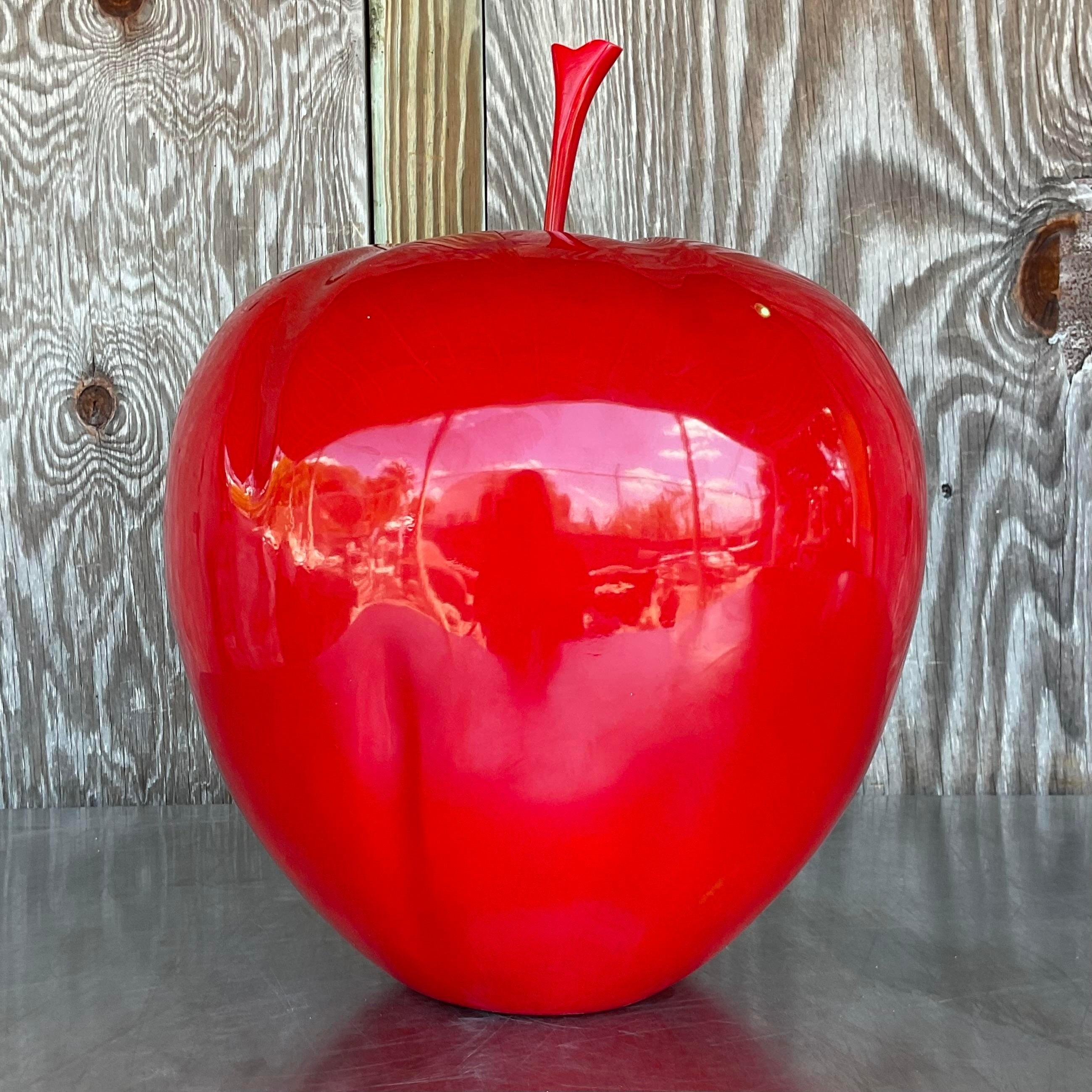 20th Century Vintage Postmodern Monumental Apple For Sale