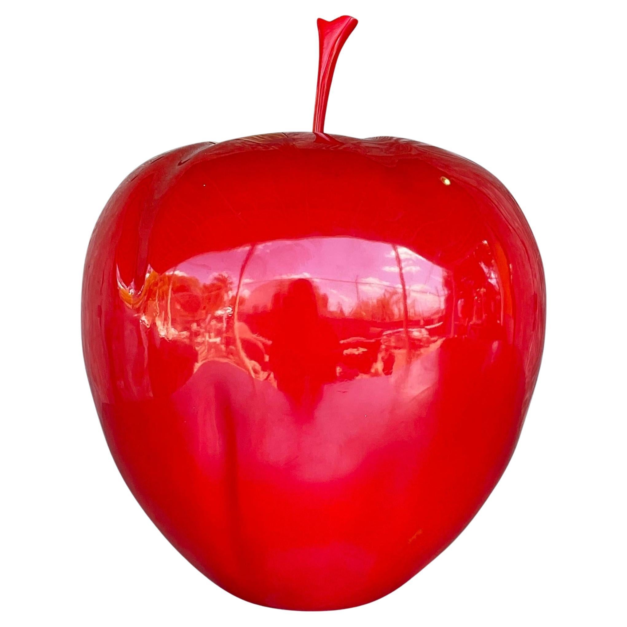 Vintage Postmodern Monumental Apple For Sale
