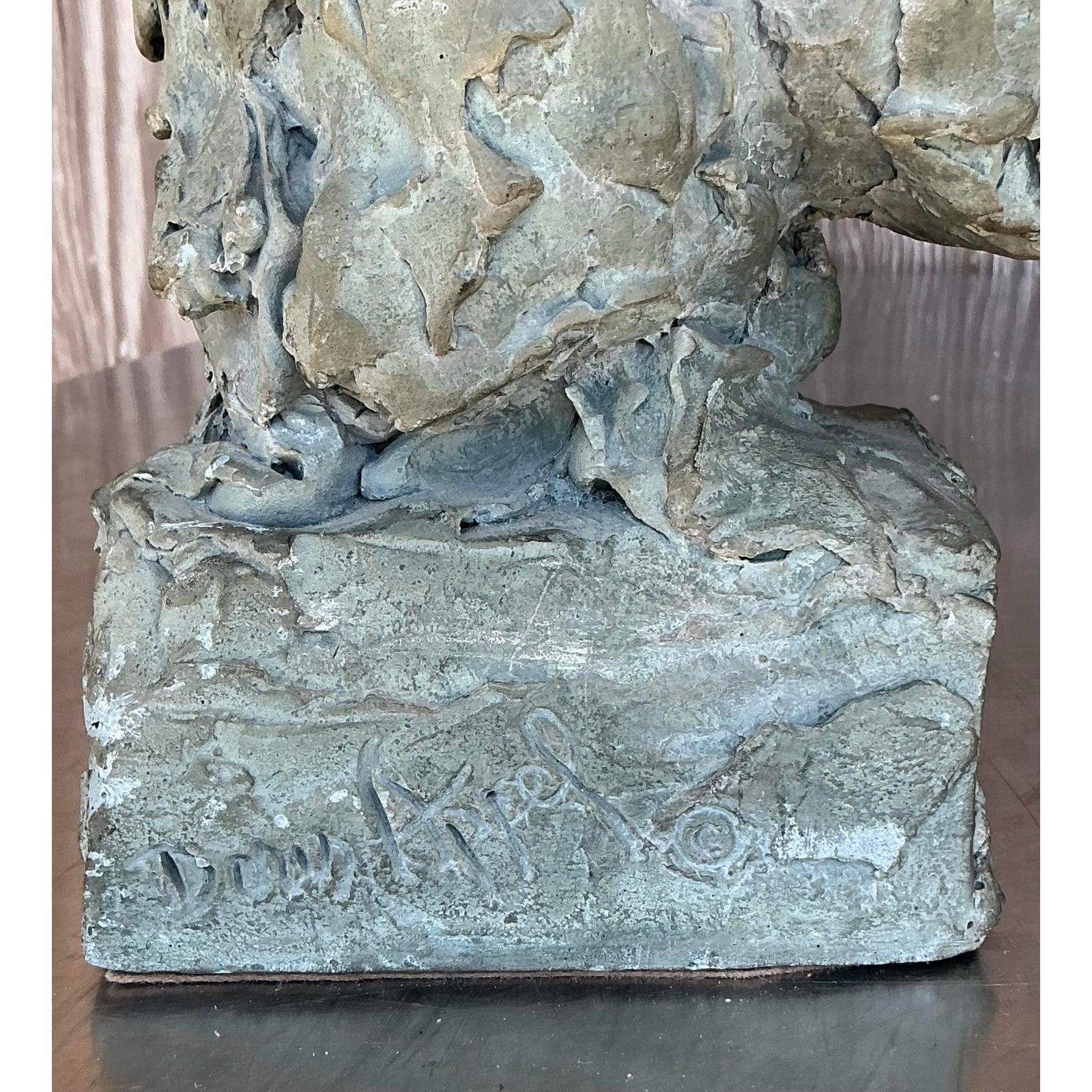 XX secolo Busto in gesso postmoderno vintage di Freud in vendita