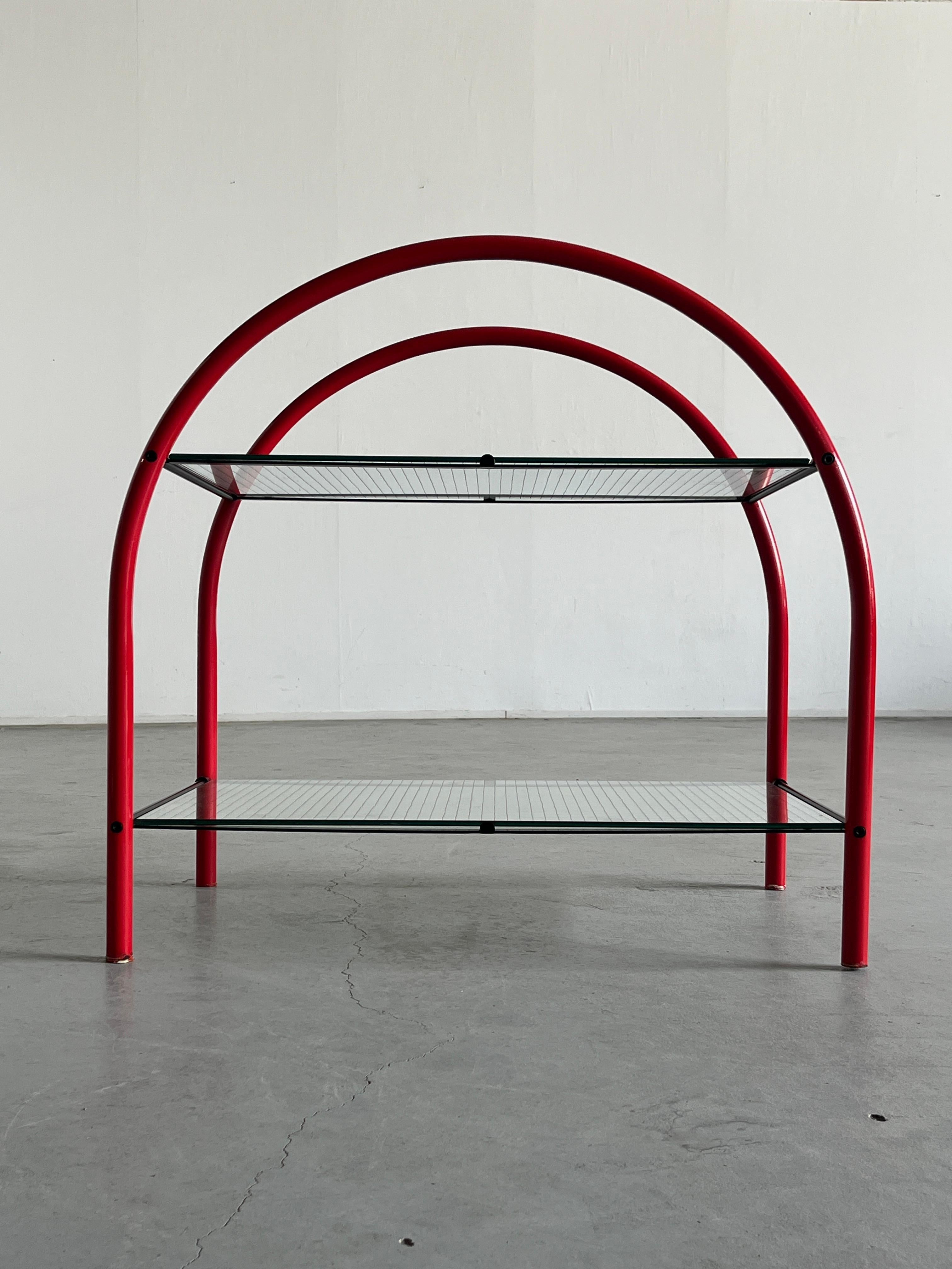 Italian Vintage Postmodern ‘Pomo’ Side Table by Anna Anselmi for Bieffeplast, 80s Italy For Sale