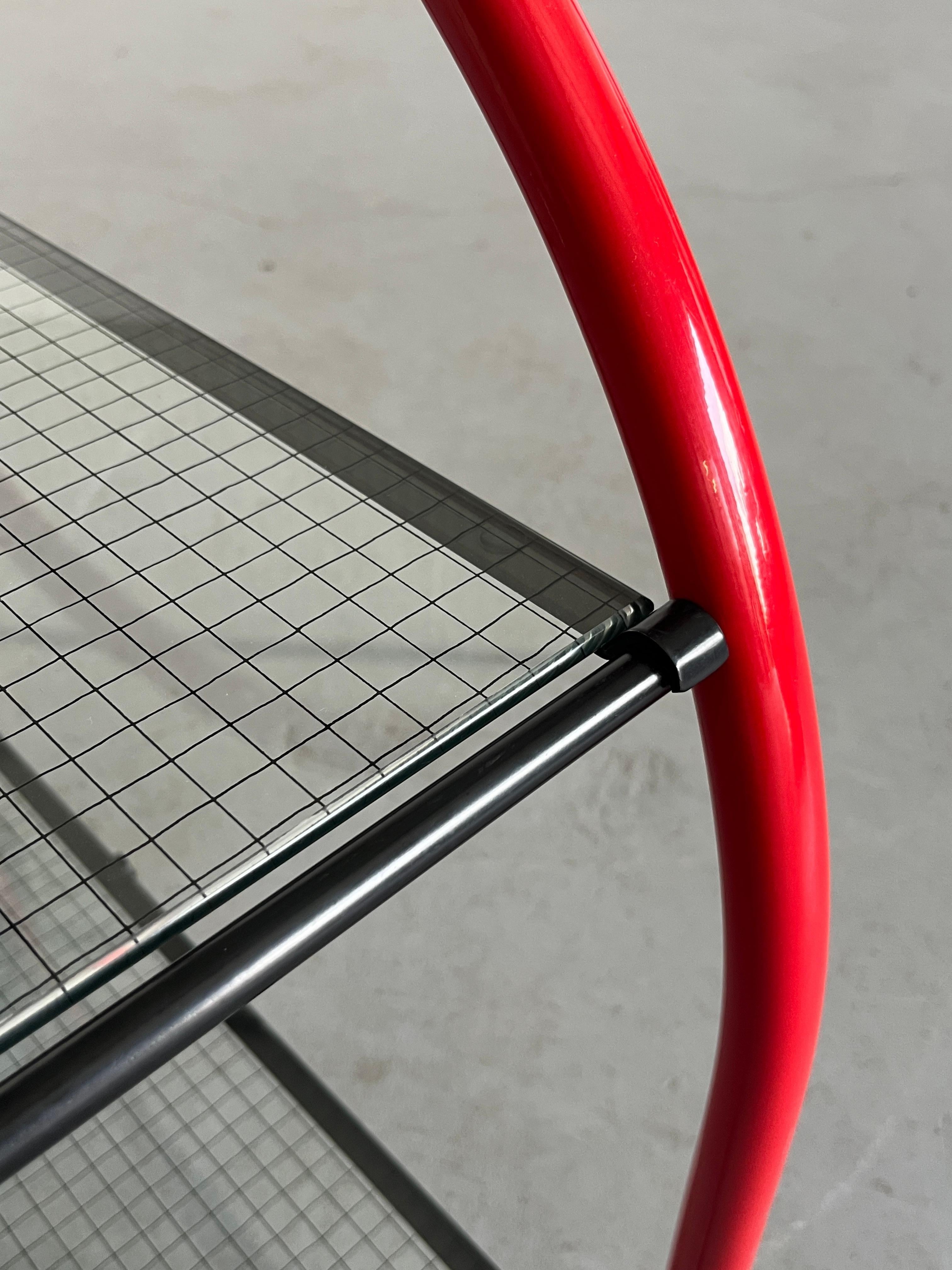 Vintage Postmodern ‘Pomo’ Side Table by Anna Anselmi for Bieffeplast, 80s Italy For Sale 1