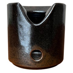 Vintage Postmodern Pottery Candle Holder by Renate and Hans Heckmann, 1980s