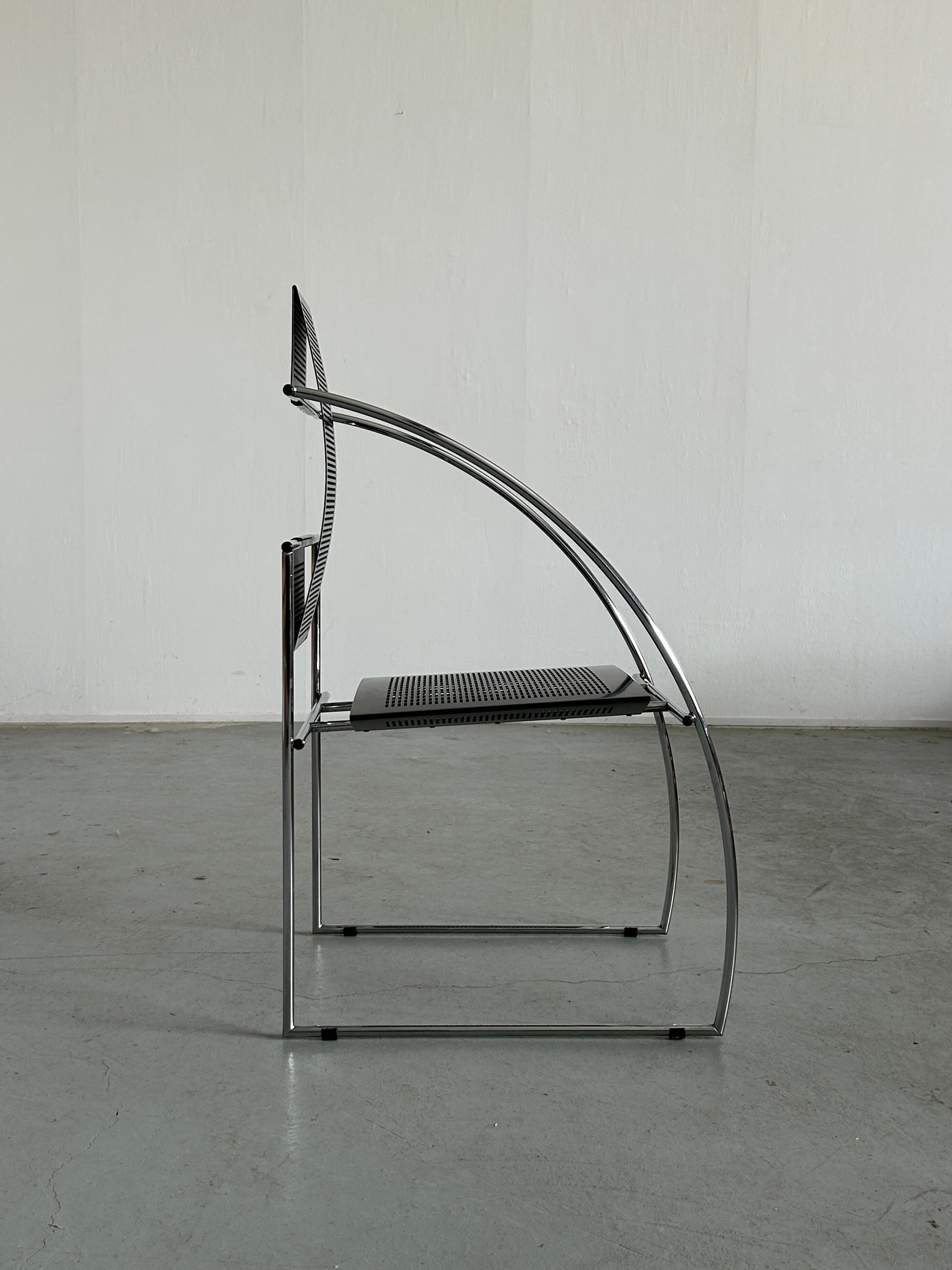 Vintage Postmodern 'Quinta' Armchair by Mario Botta for Alias, 1980s Italy 4