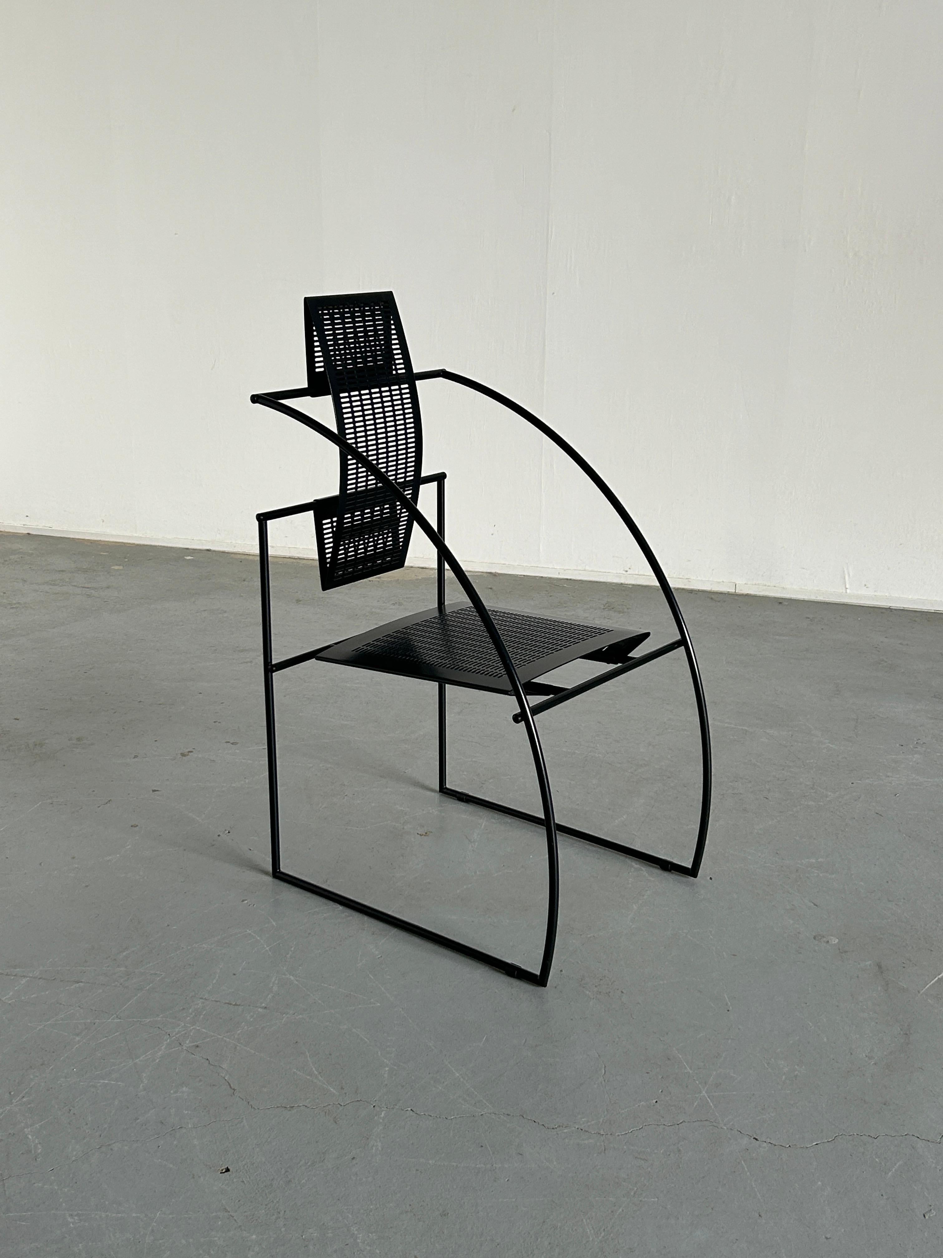 Post-Modern Vintage Postmodern 'Quinta' Armchair by Mario Botta for Alias, 1980s Italy