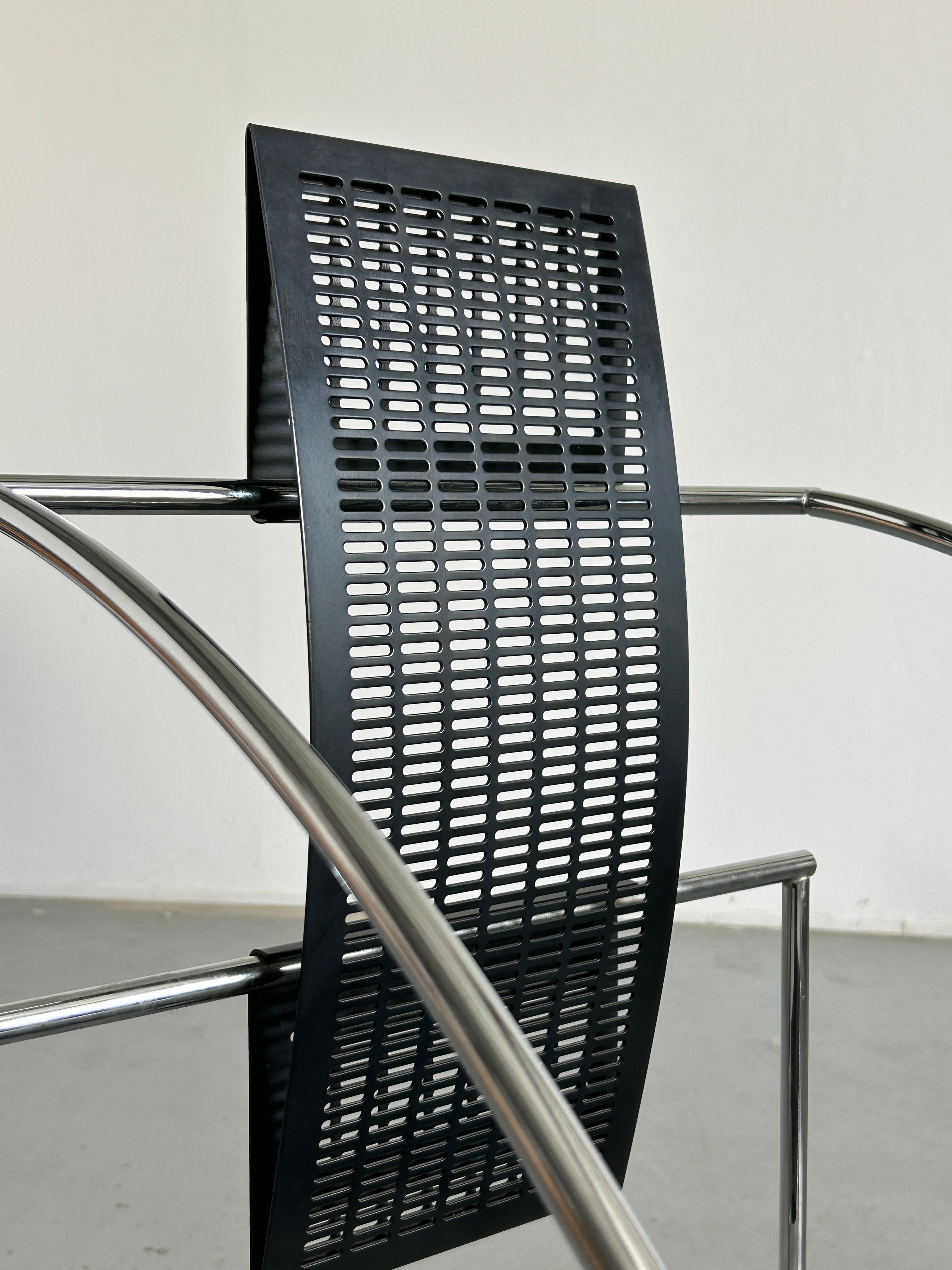 Vintage Postmodern 'Quinta' Armchair by Mario Botta for Alias, 1980s Italy 1