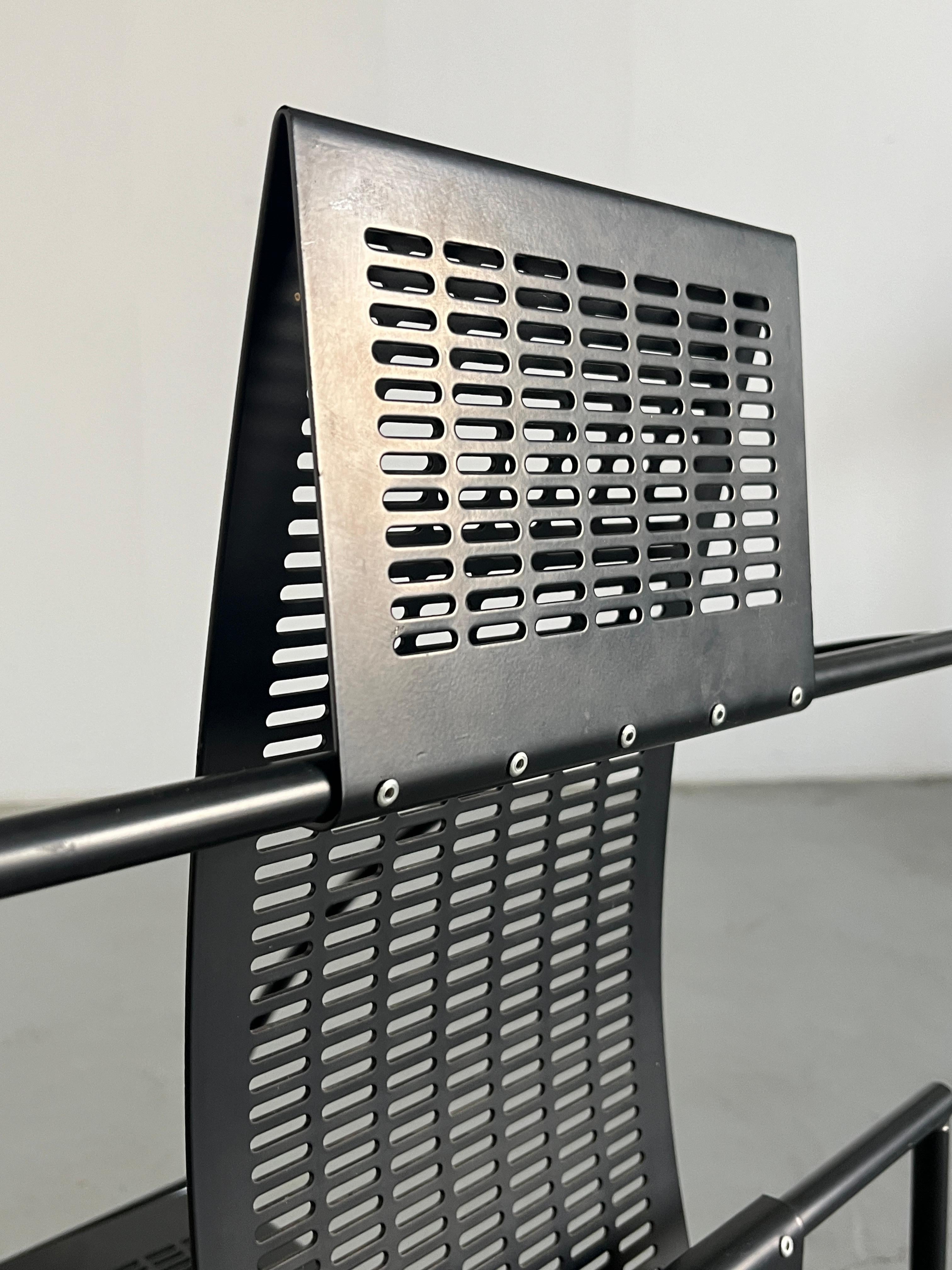 Vintage Postmodern 'Quinta' Armchair by Mario Botta for Alias, 1980s Italy 1