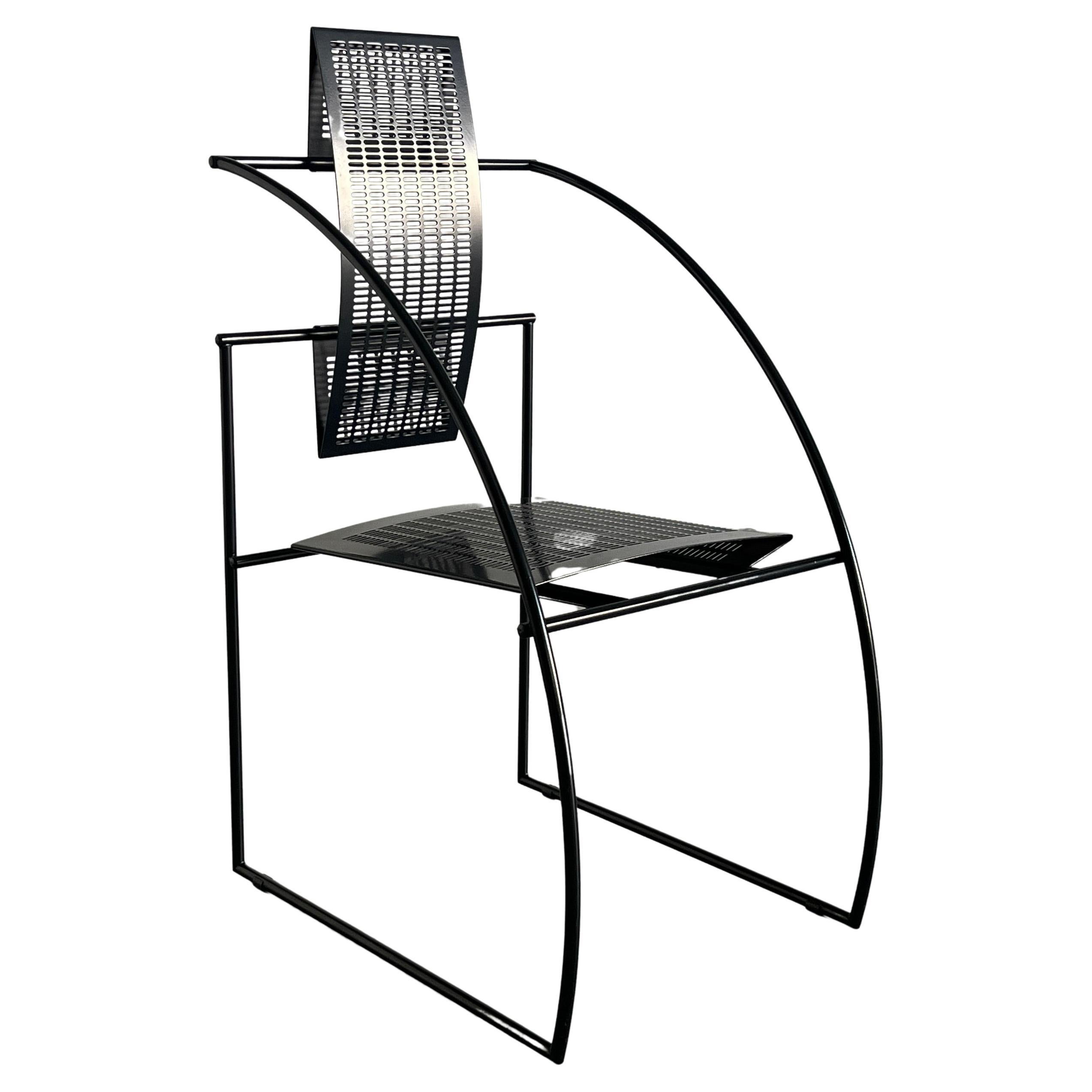 Vintage Postmodern 'Quinta' Armchair by Mario Botta for Alias, 1980s Italy