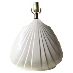 Vintage Postmodern Sculpted Ceramic Table Lamp