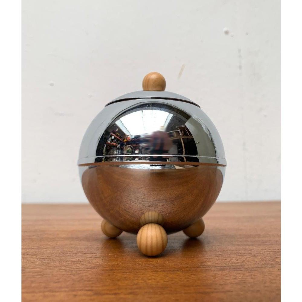 Postmoderner Zuckertopf aus Edelstahl aus der Bella Ronde-Serie, 1980er Jahre im Zustand „Hervorragend“ im Angebot in Hamburg, DE