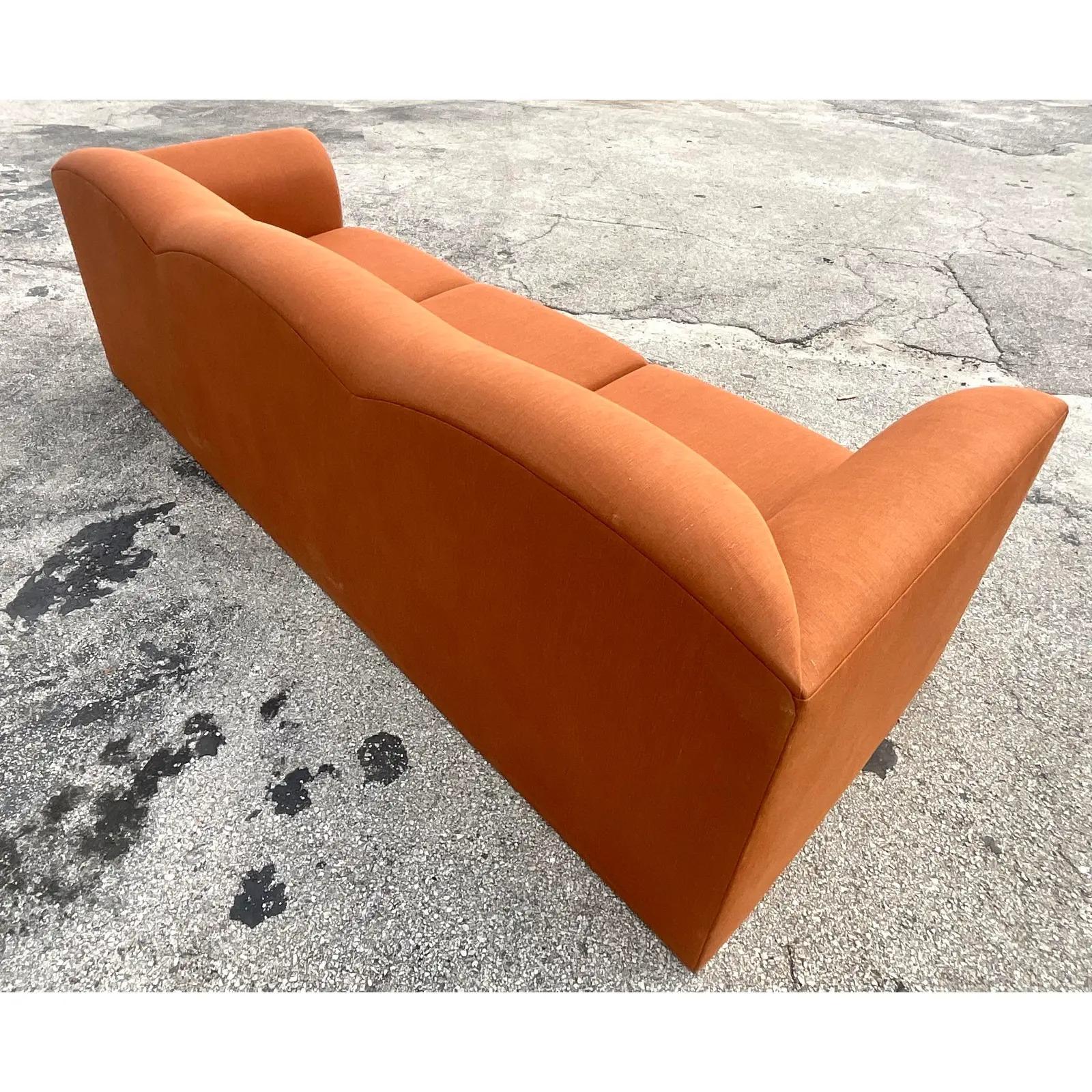 Vintage Postmodern Stanley Jay Friedman “El Morocco” Squiggle Sofa 5