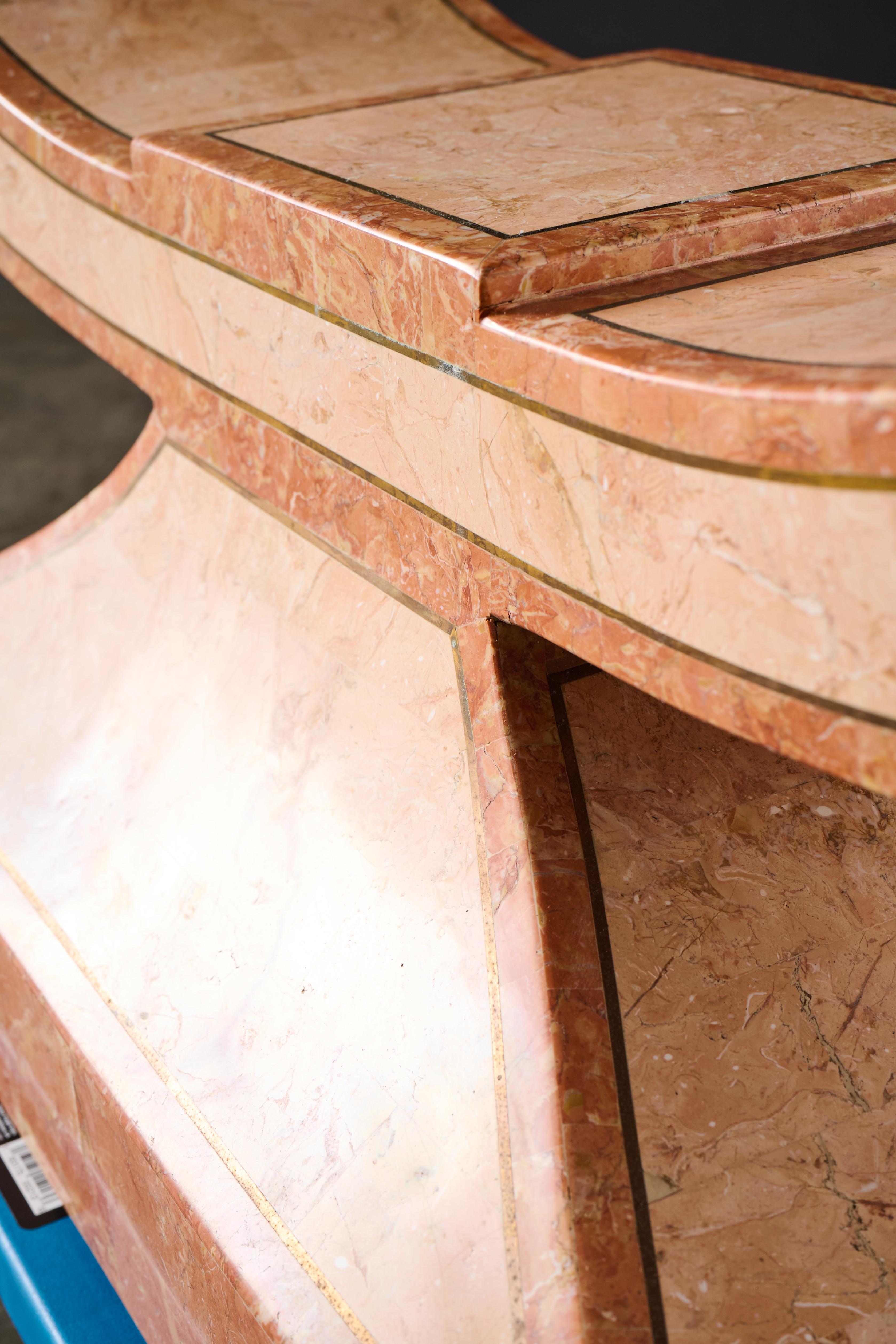 Glass Vintage Postmodern Table For Sale