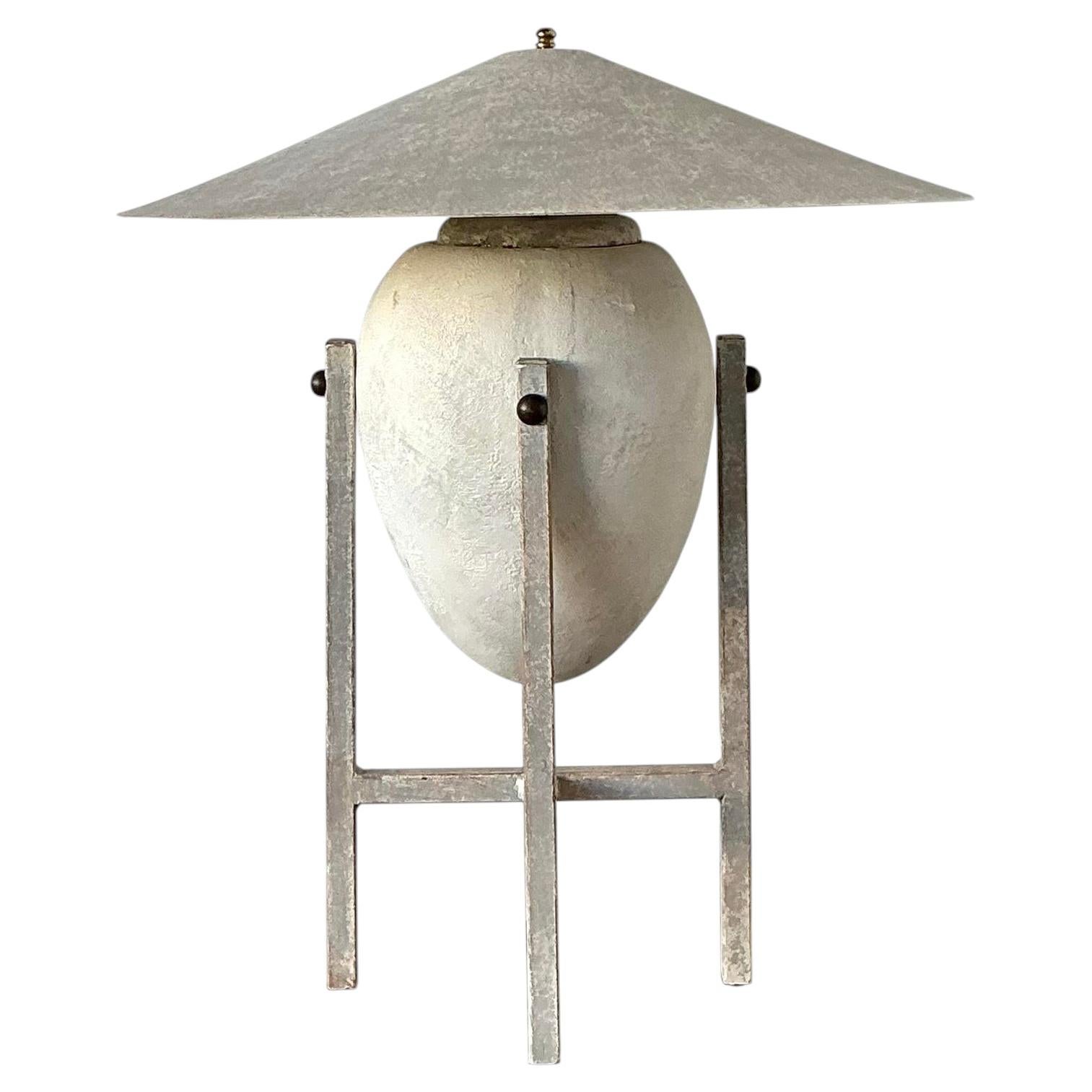 Vintage Postmodern Table Lamp After Max Blumberg For Sale
