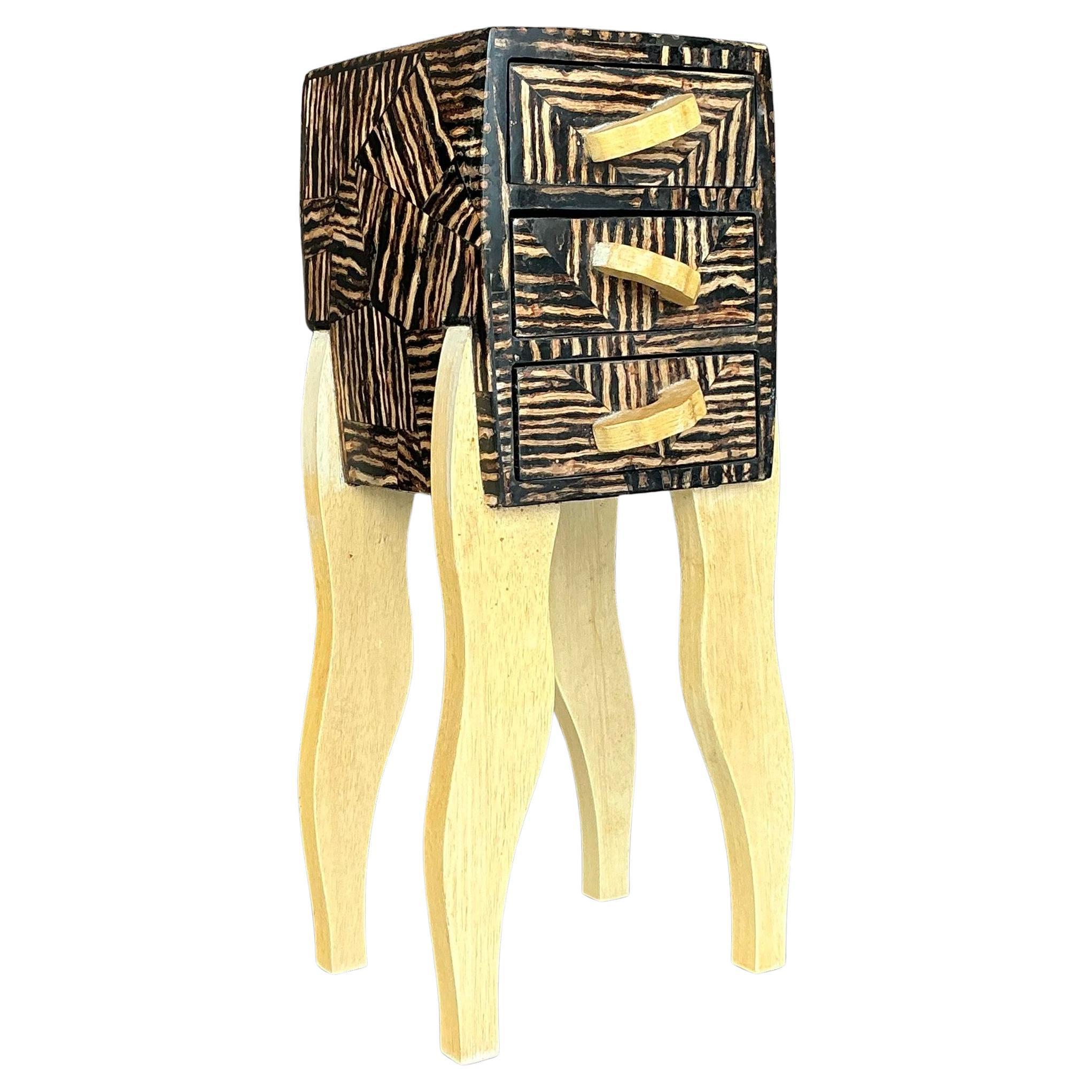 Set di cassetti da tavolo postmoderno vintage