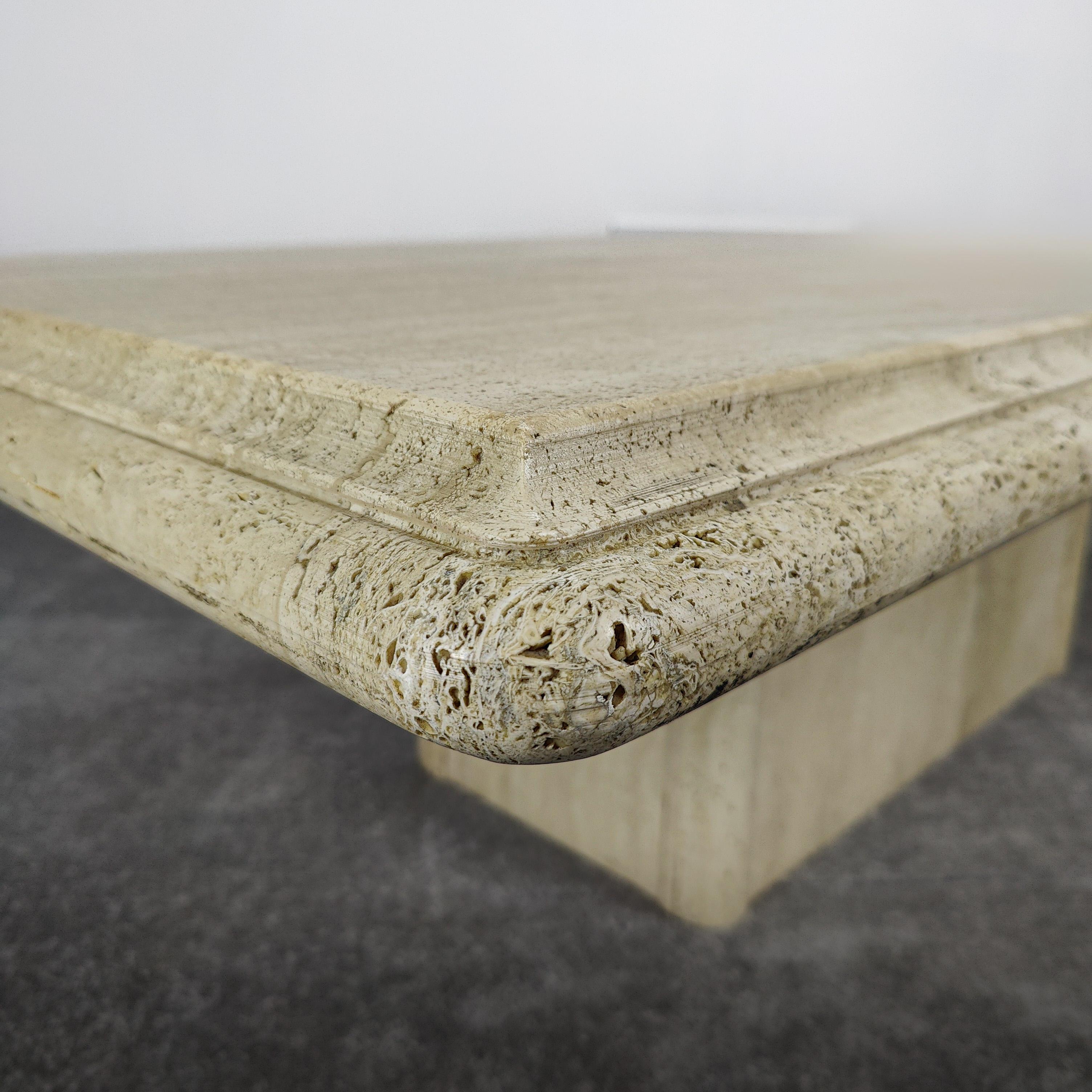 travertine coffee table for sale
