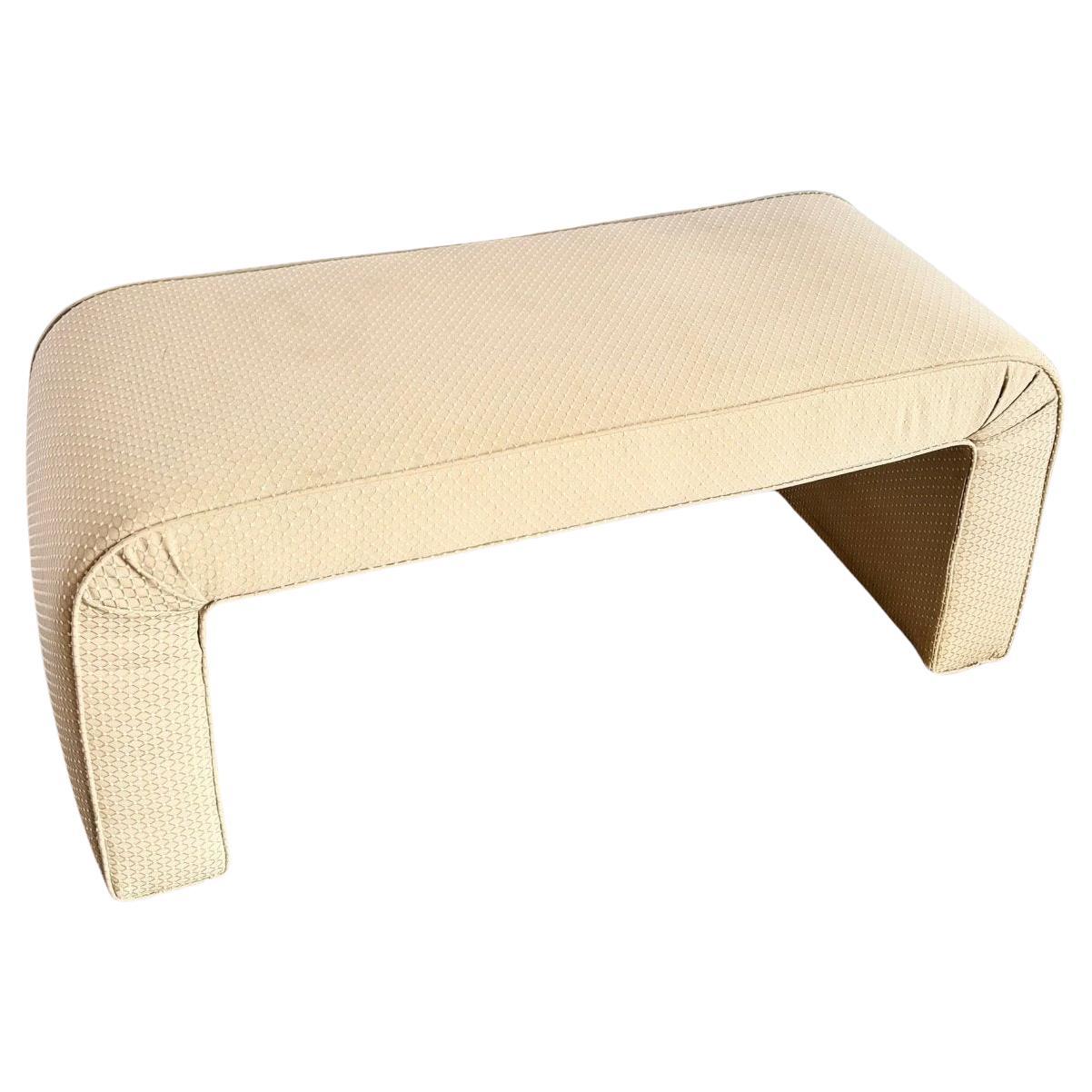 Postmoderne Wasserfall-Stoffbank Vintage