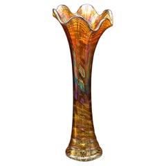 Vintage Posy-Vase, englisch, Lüsterglas, Blumenärmel, Art déco, um 1930