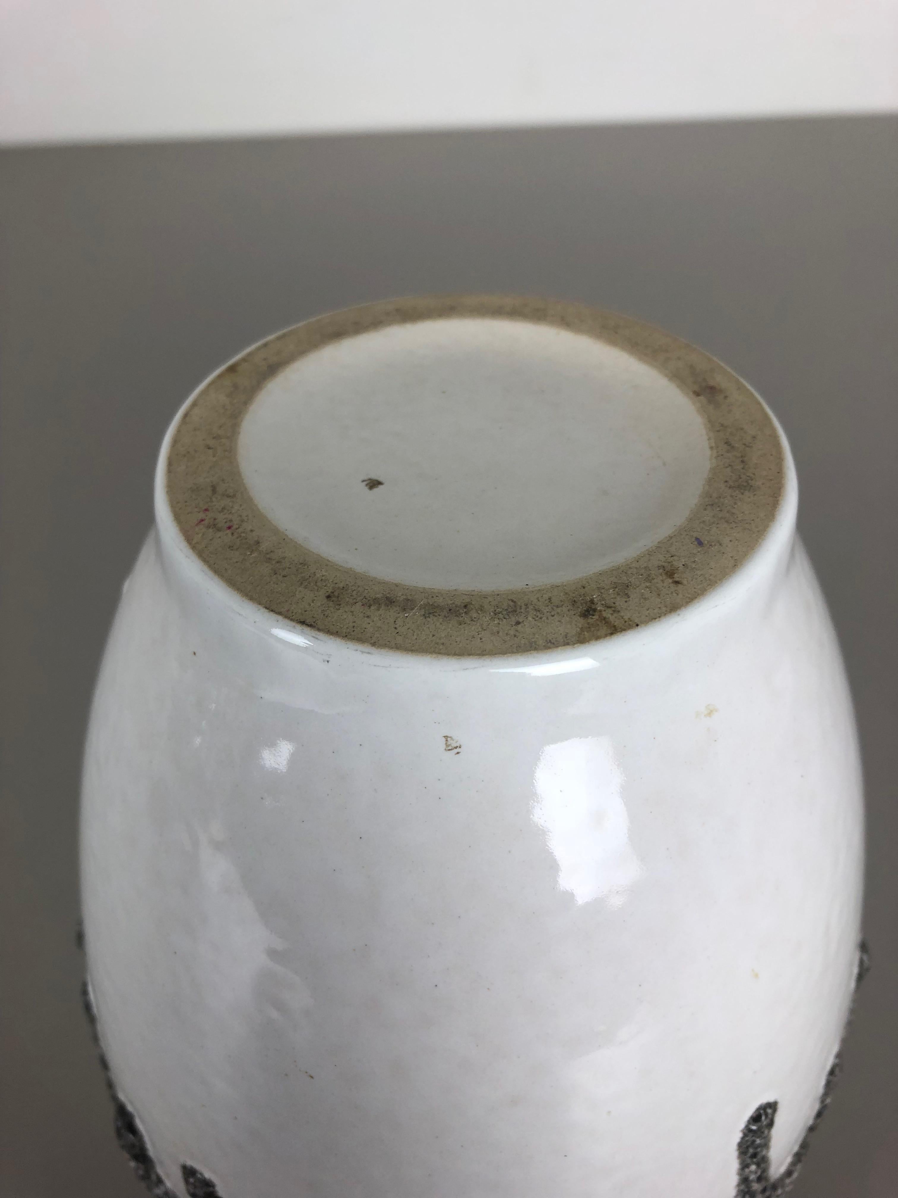 Vintage Pottery Fat Lava Vase Made by ES EMONS SÖHNE Ceramic, Germany, 1960s For Sale 9