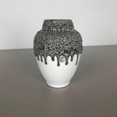 Vintage Pottery Fat Lava Vase Made by ES EMONS SÖHNE Ceramic, Germany, 1960s