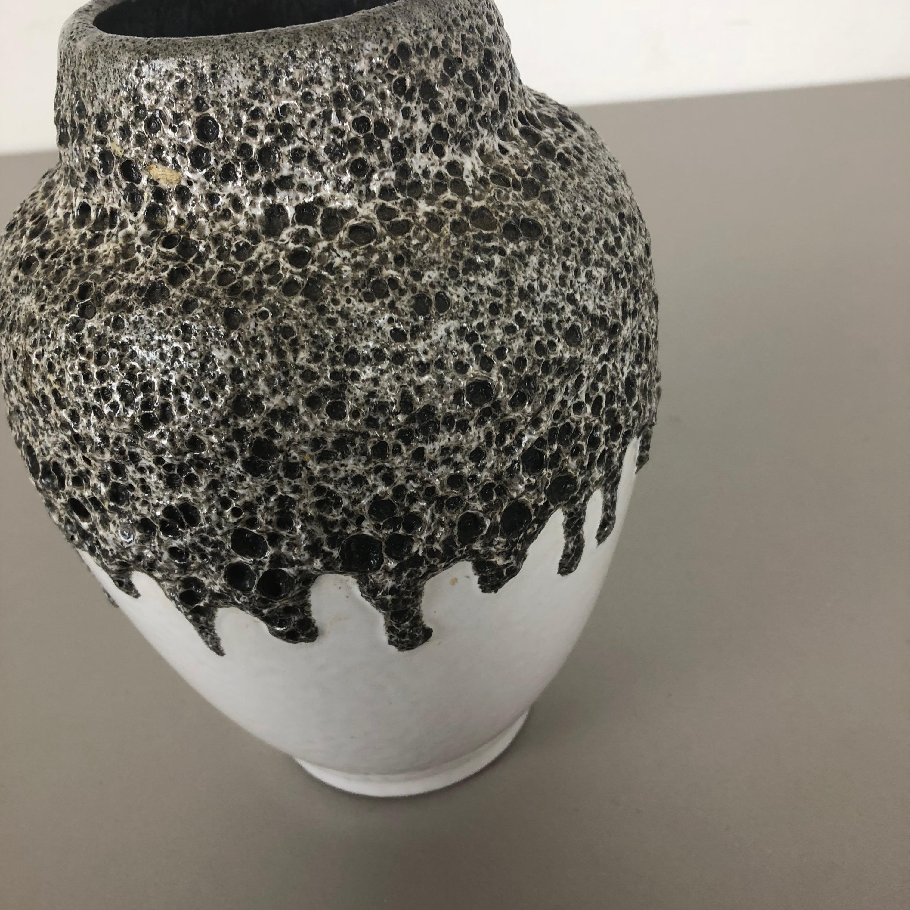 Vintage Pottery Fat Lava Vase von ES EMONS SÖHNE Keramik, Deutschland, 1960er Jahre im Zustand „Gut“ im Angebot in Kirchlengern, DE