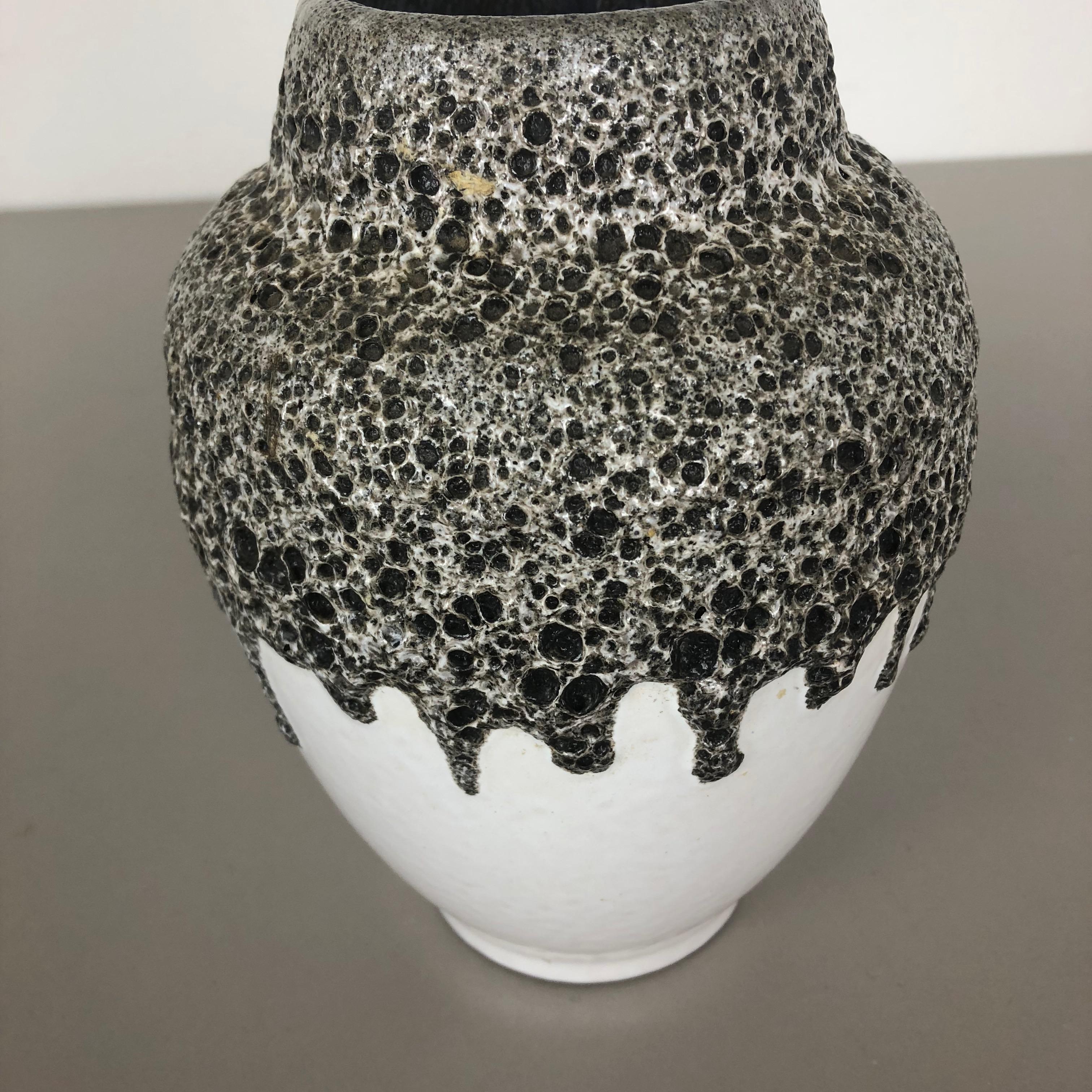 20th Century Vintage Pottery Fat Lava Vase Made by ES EMONS SÖHNE Ceramic, Germany, 1960s For Sale