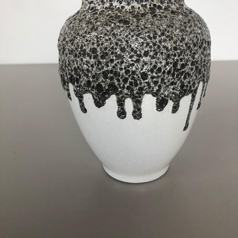 Vintage Pottery Fat Lava Vase Made by ES EMONS SÖHNE Ceramic, Germany, 1960s For Sale 4