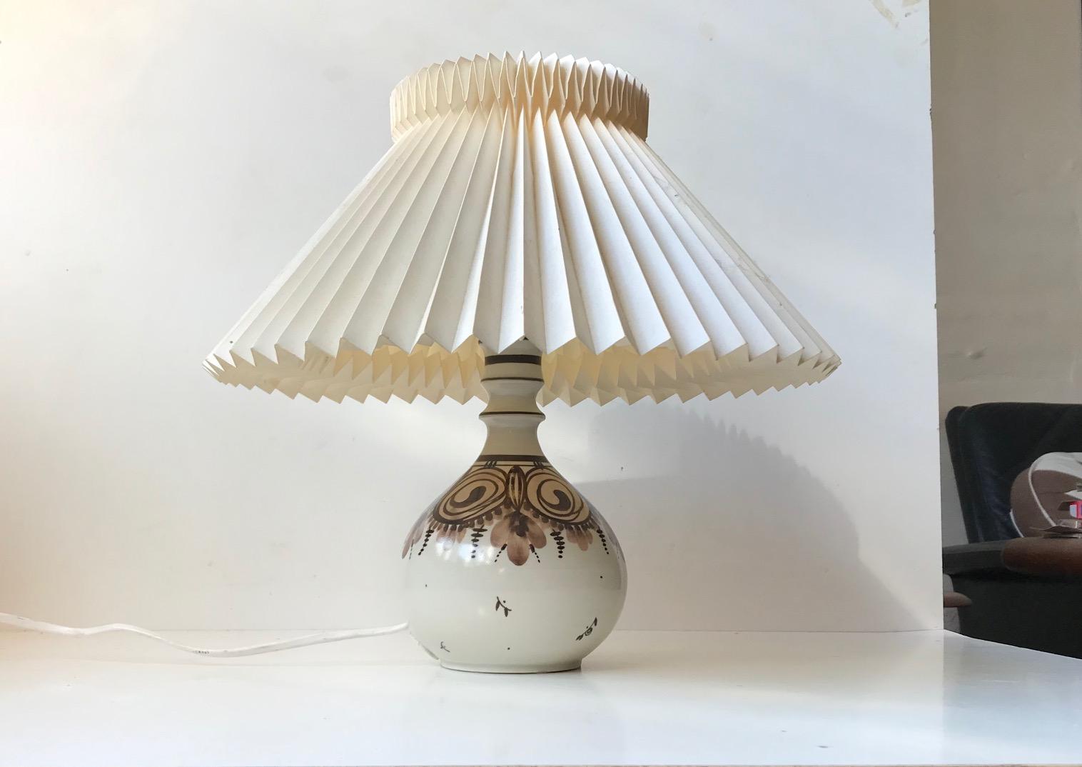 Vintage Pottery Table Lamp by Rosenthal, Germany, 1970s In Good Condition For Sale In Esbjerg, DK