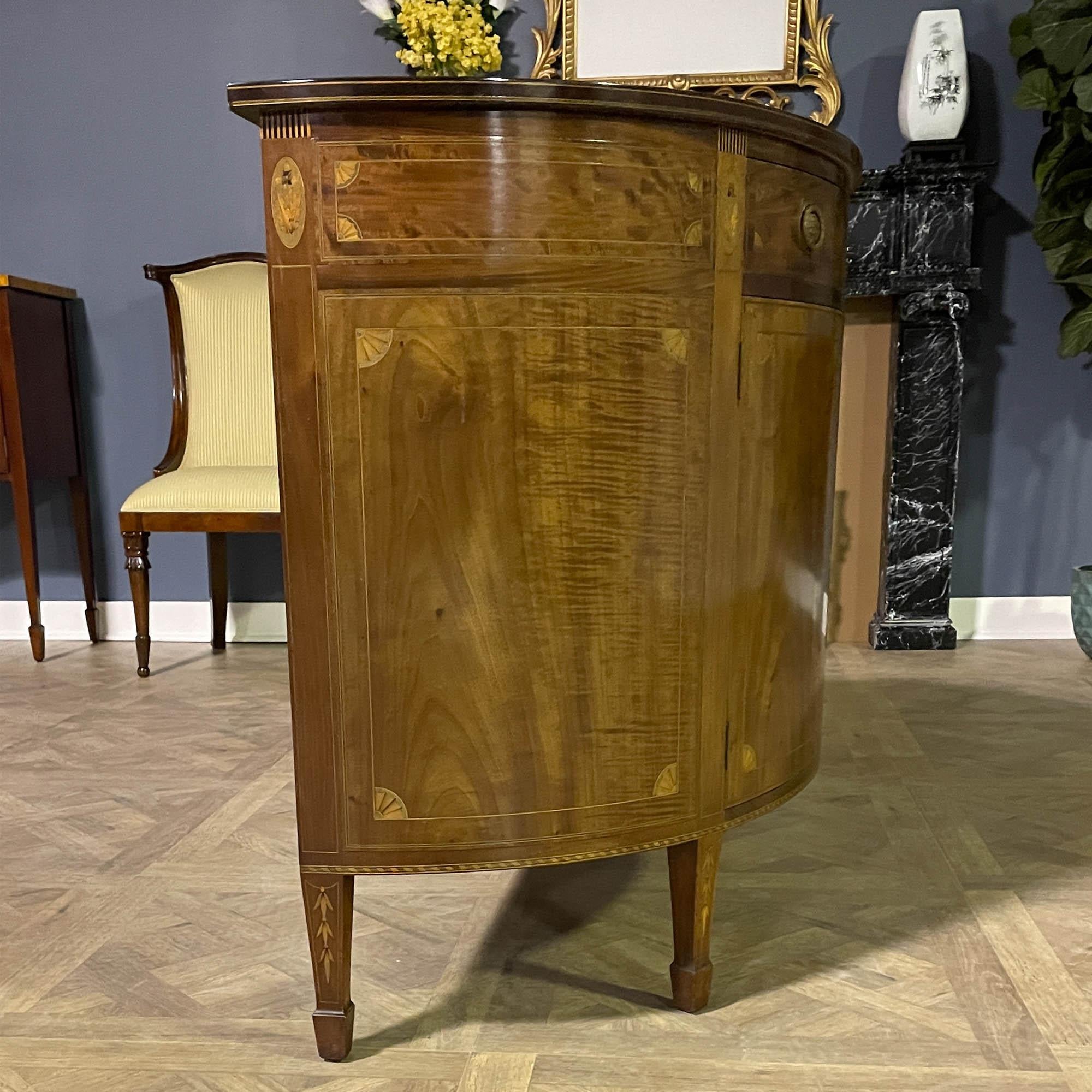 Vintage Potthast Demi Lune Cabinet For Sale 5