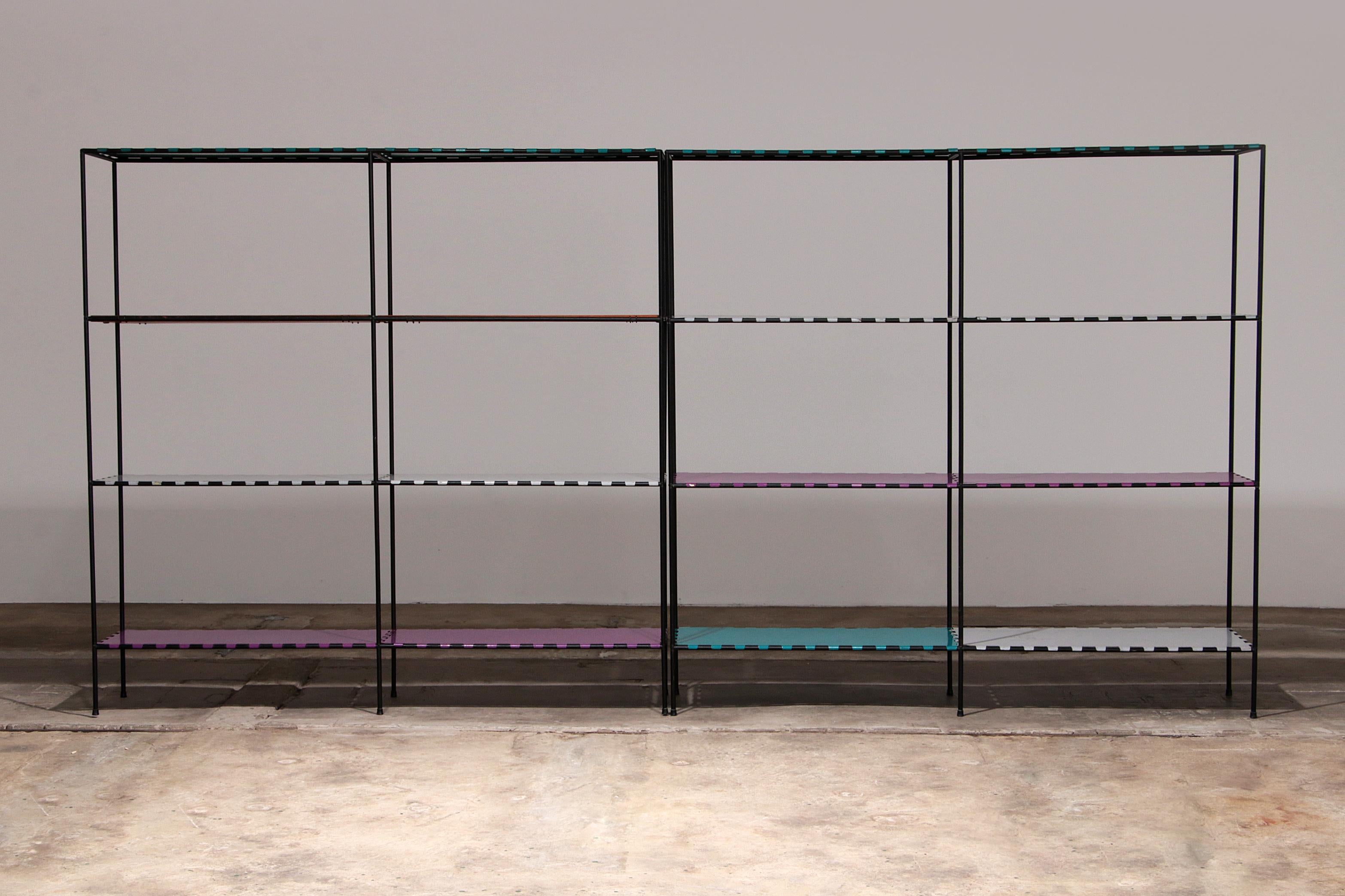 Mid-20th Century Vintage Poul Cadovius Abstracta Wall unit set of two, 1960