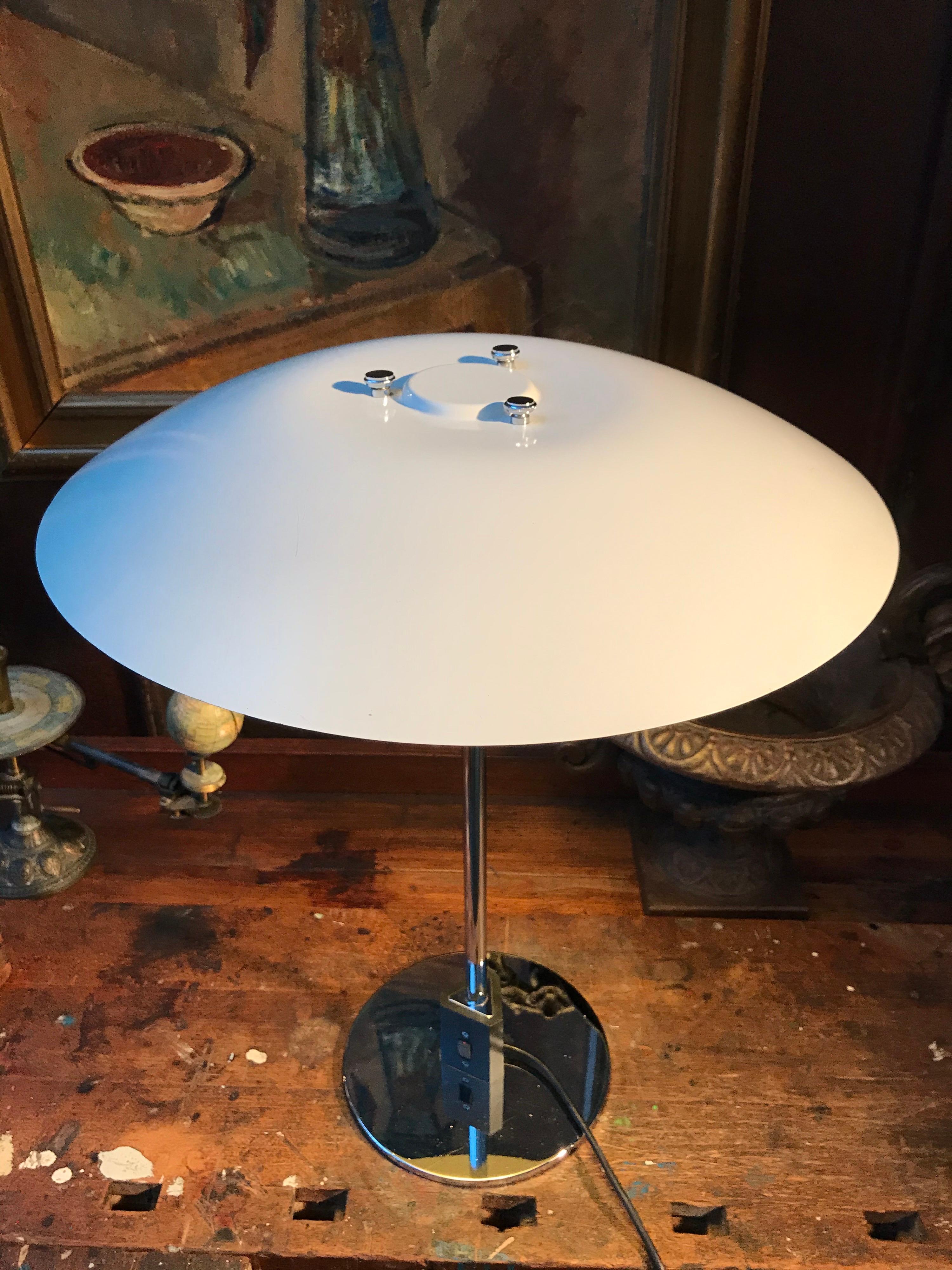 Hand-Crafted Vintage Poul Henningsen 4/3 Table Lamp from the 1960s