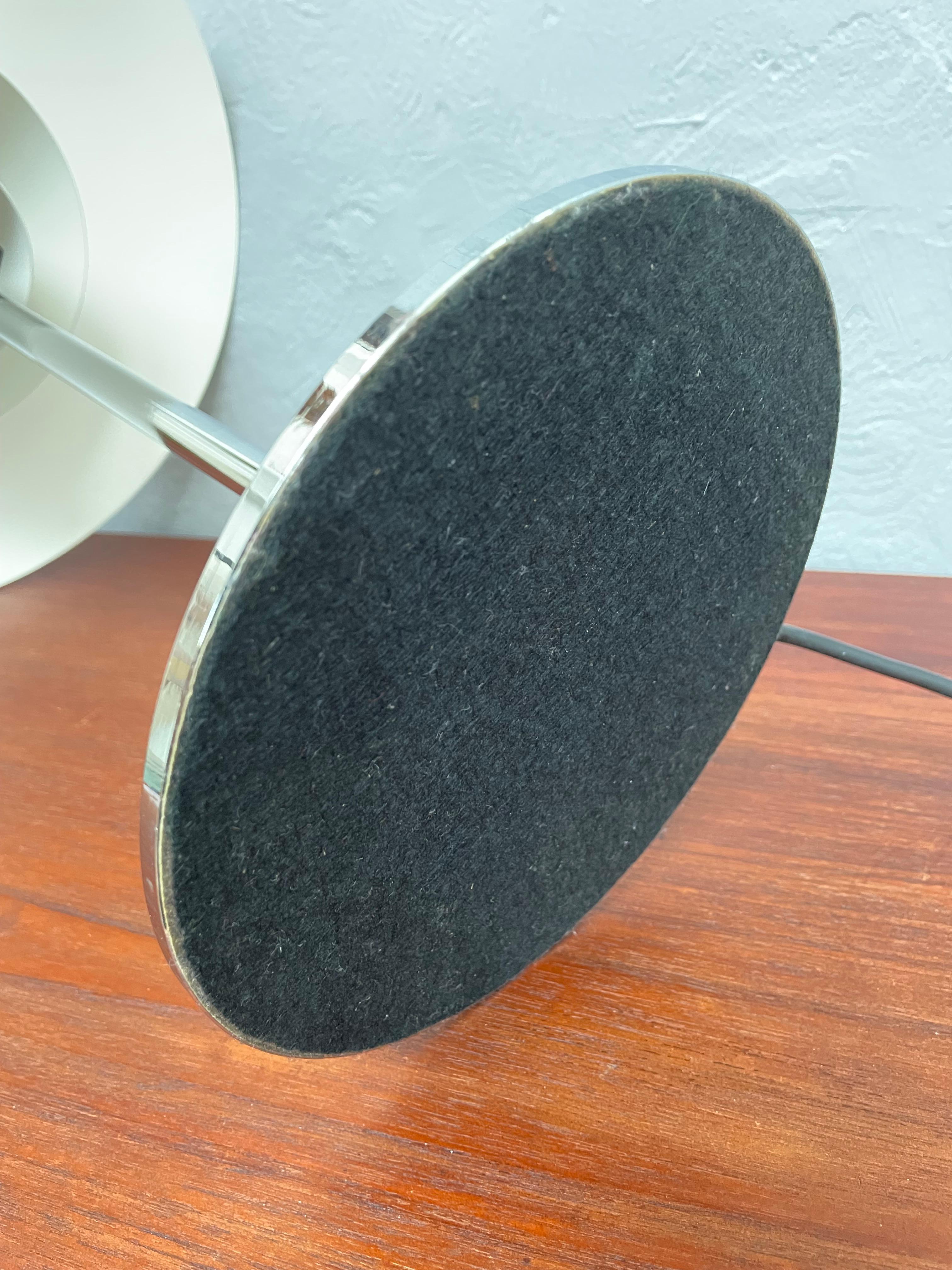 Aluminum Vintage Poul Henningsen 4/3 Table Lamp from the 1960s For Sale