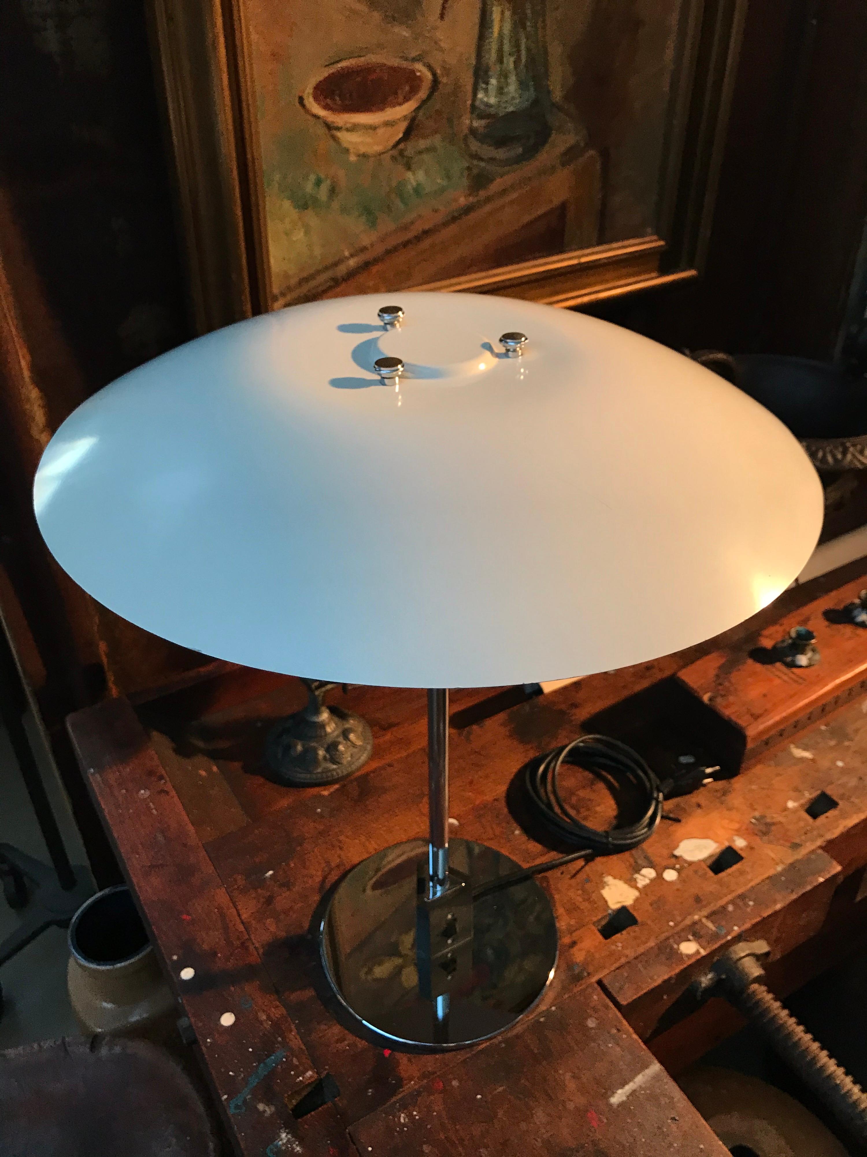Vintage Poul Henningsen 4/3 Table Lamp from the 1960s 1