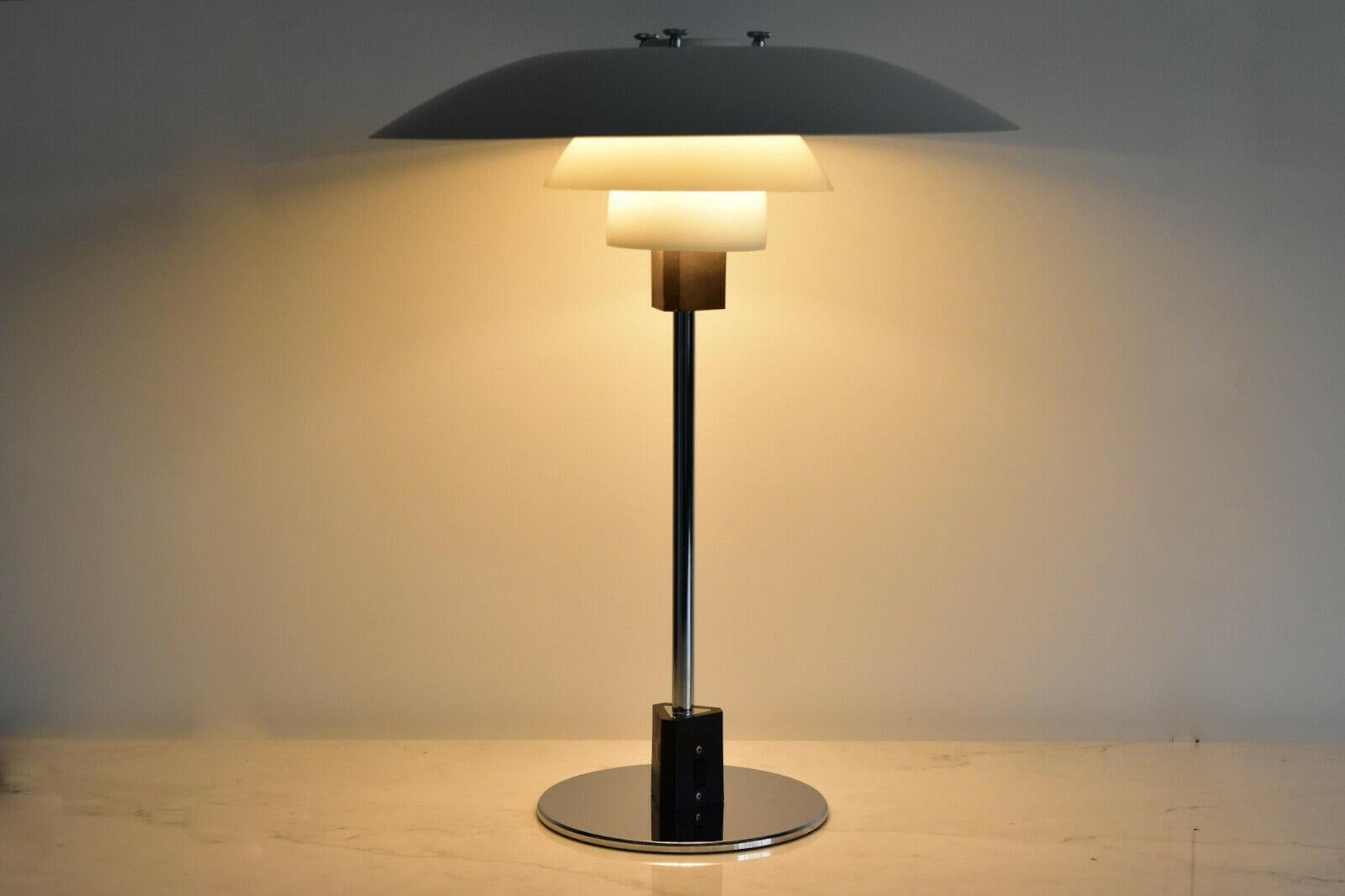 Vintage Poul Henningsen PH 4/3 Table Lamp by Louis Poulsen, Denmark 1