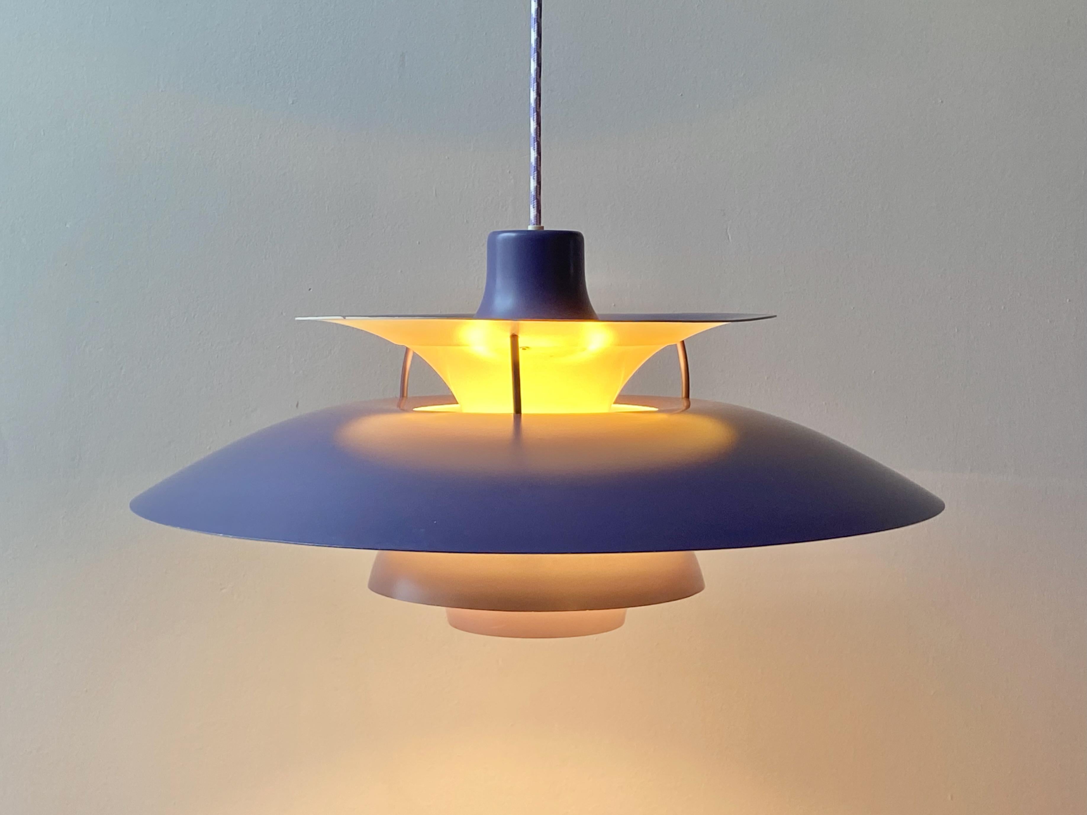 Lampe à suspension PH 5 vintage Poul Henningsen de Louis Poulsen, Danemark 12