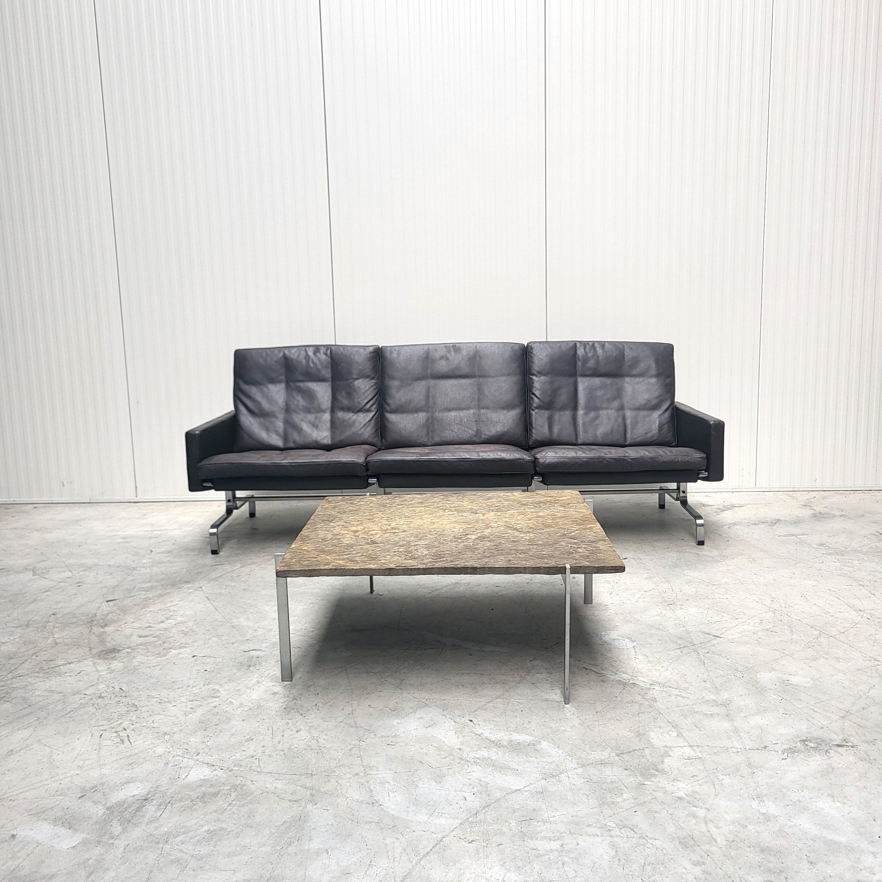 Danish Vintage Poul Kjaerholm PK31 Sofa by Fritz Hansen Denmark 1980s For Sale