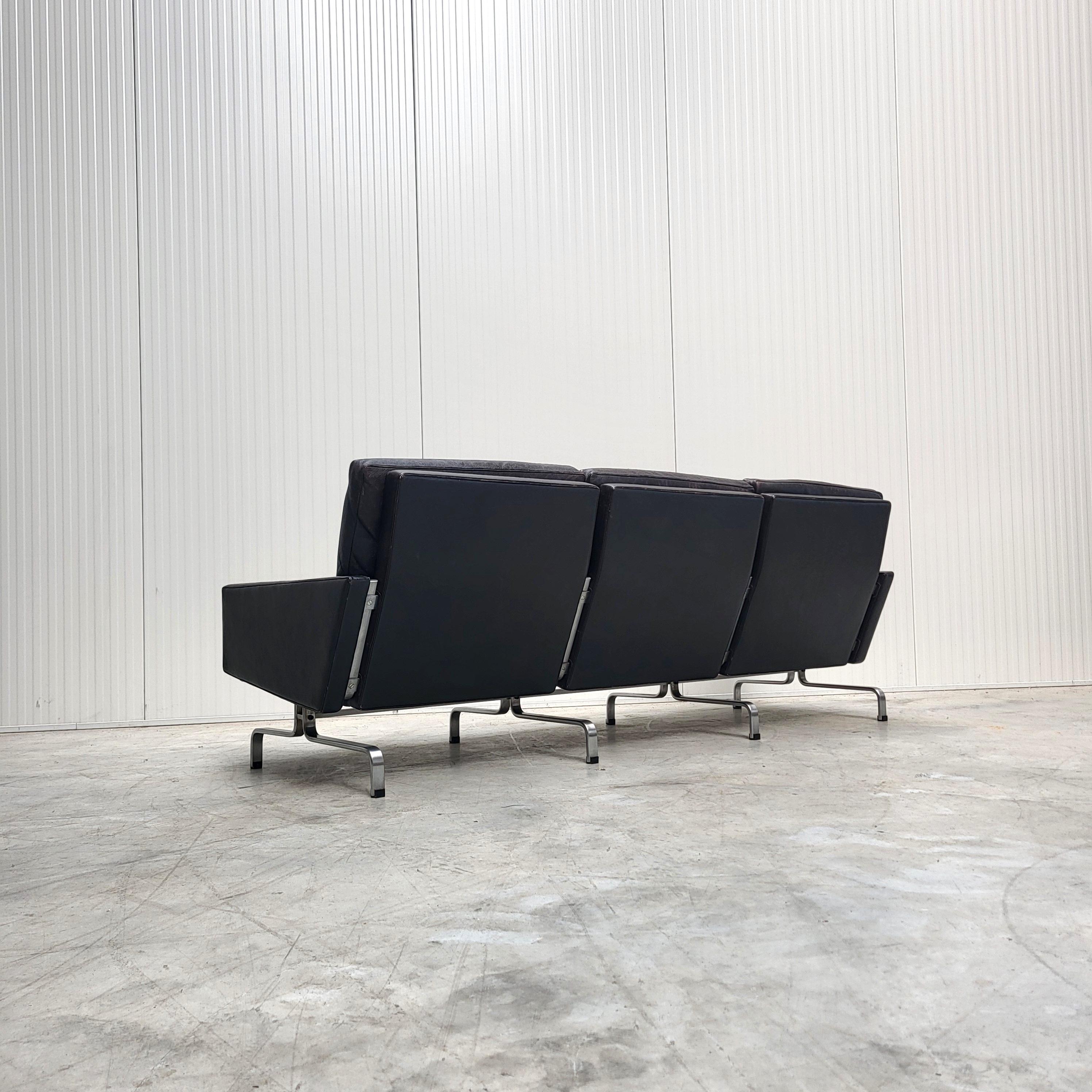 Vintage Poul Kjaerholm PK31 Sofa by Fritz Hansen Denmark 1980s For Sale 1