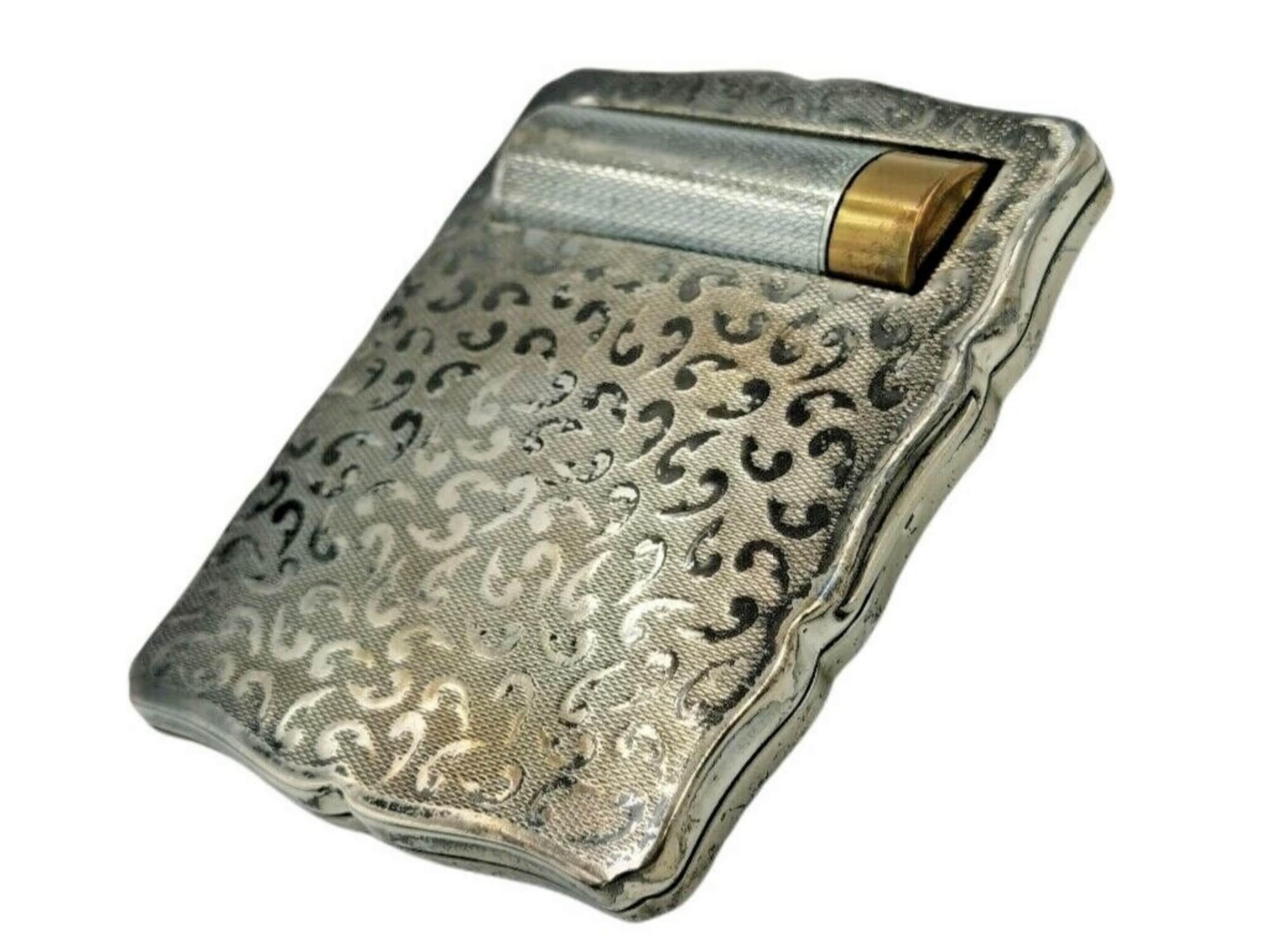 Women's Vintage “Straron” No1 Powder Case with Mirror and Lipstick Holder Case For Sale