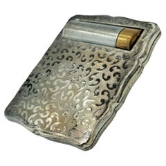 Vintage “Straron” No1 Powder Case with Mirror and Lipstick Holder Case