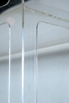 Vintage Pair of Lucite Étagerés Attributed to Philippe Stark Kartel